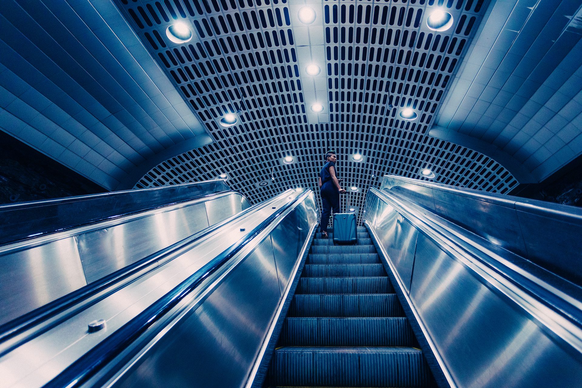 Escalator, Building, Line