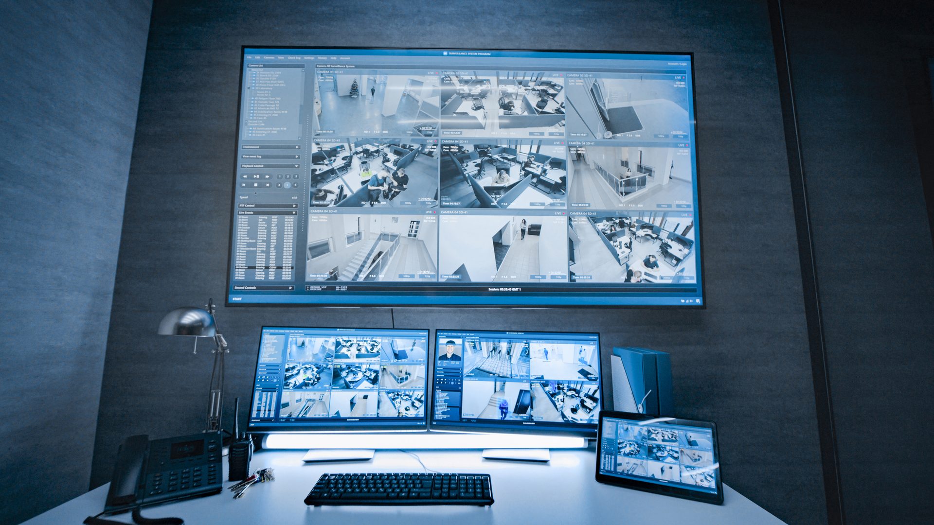 Personal computer, Product, Blue, Azure, Table, Peripheral