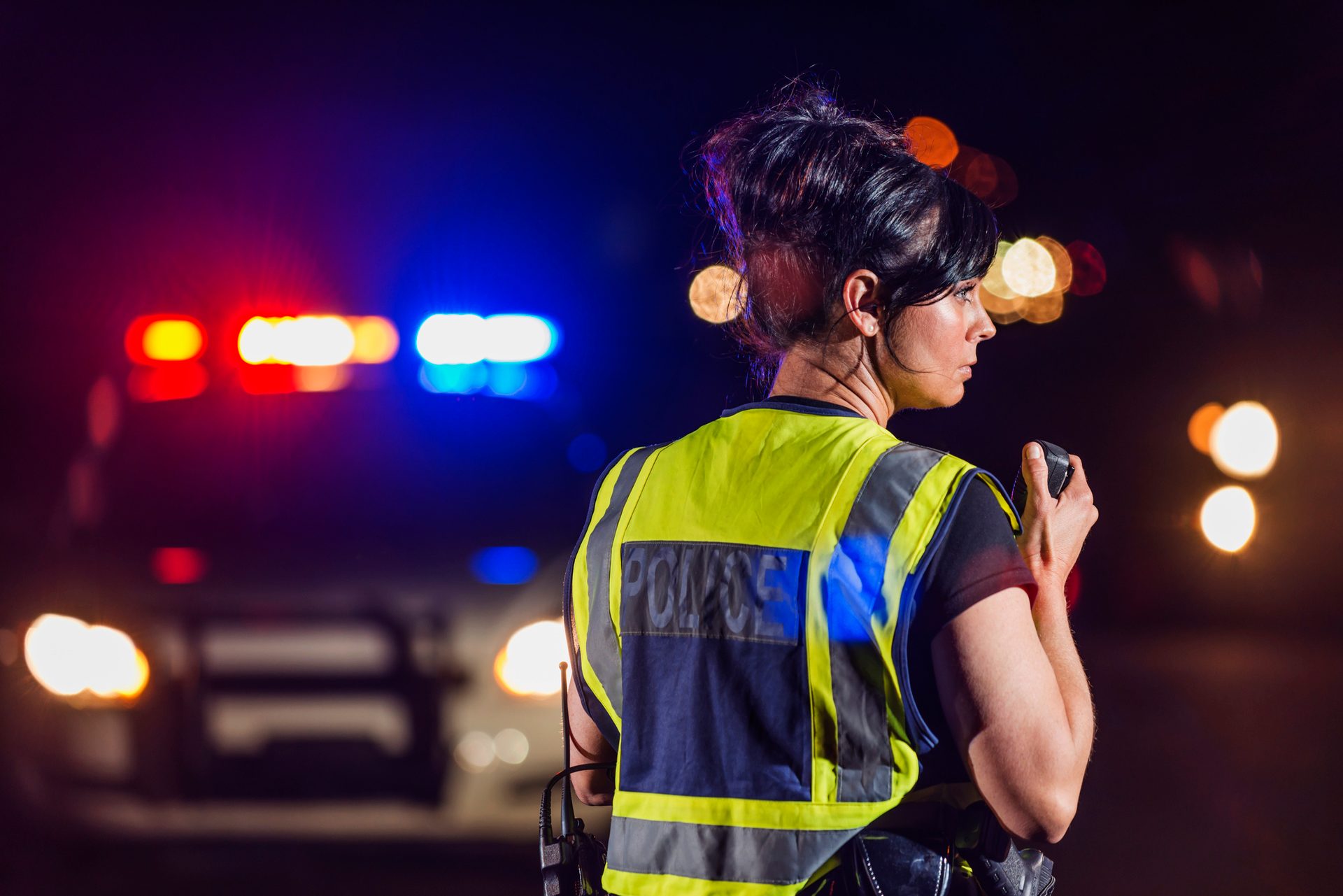 High-visibility clothing, Police officer, Workwear, Vest
