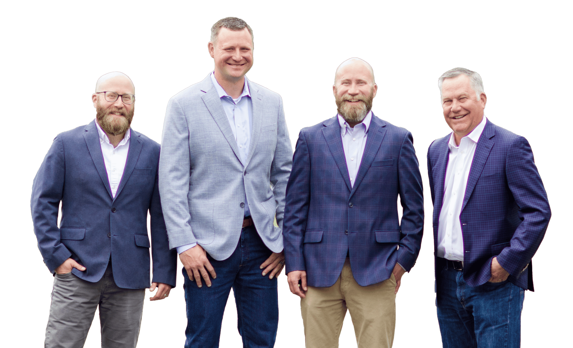 Suit trousers, Dress shirt, Clothing, Smile, Sleeve, Standing, Gesture, Collar