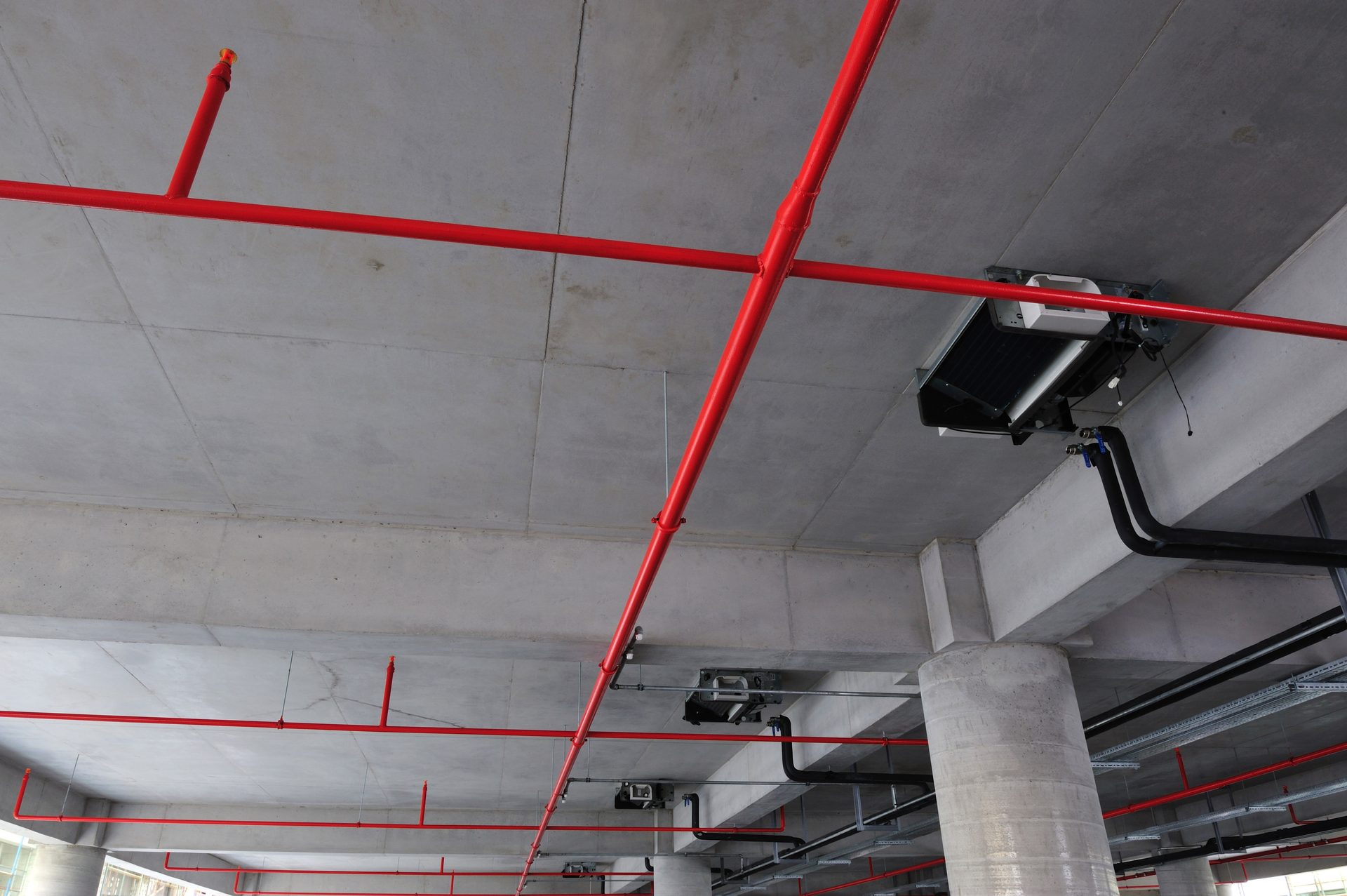 Composite material, Electrical cable, Red, Pipe, Ceiling, Metal