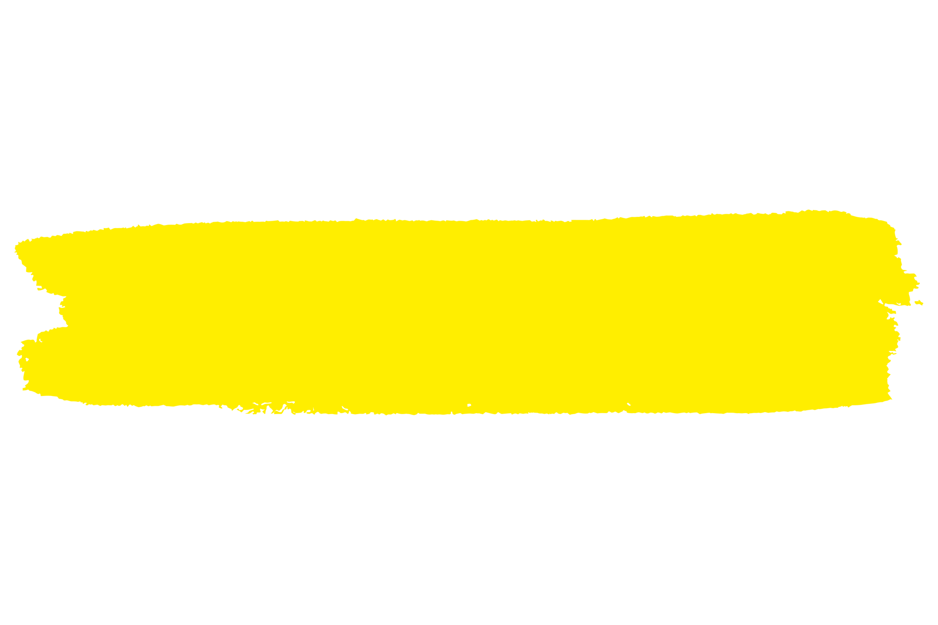 A thick, horizontal yellow paint stroke or highlight against a dark green background.