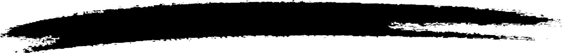 A textured black brush stroke spanning horizontally across a dark green background.