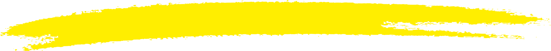 Rough yellow horizontal brushstroke on dark green background.