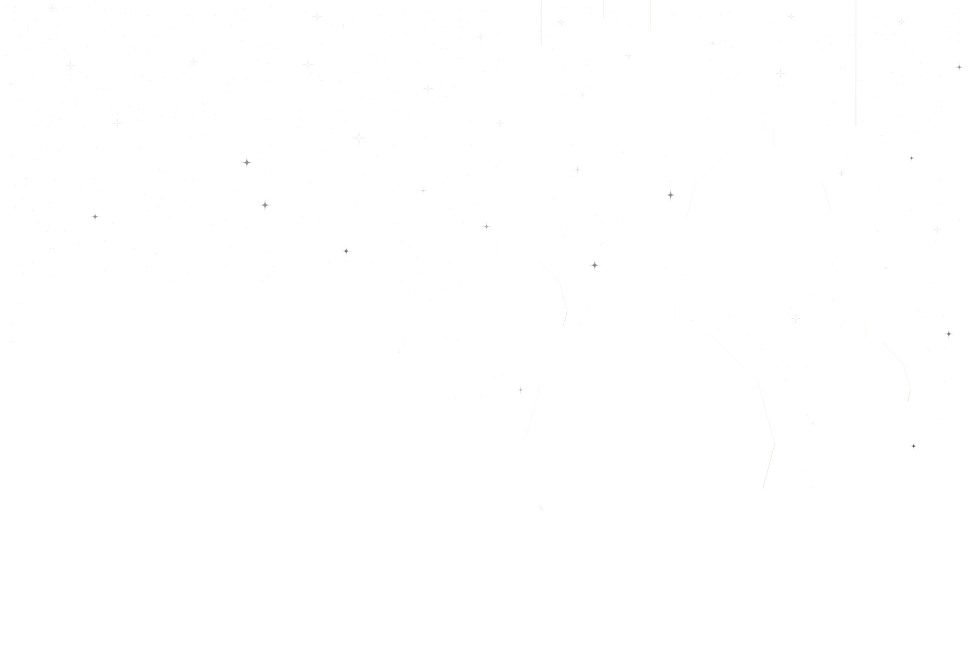 Starry dark green pixel art with faint, abstract orange and brown lines.