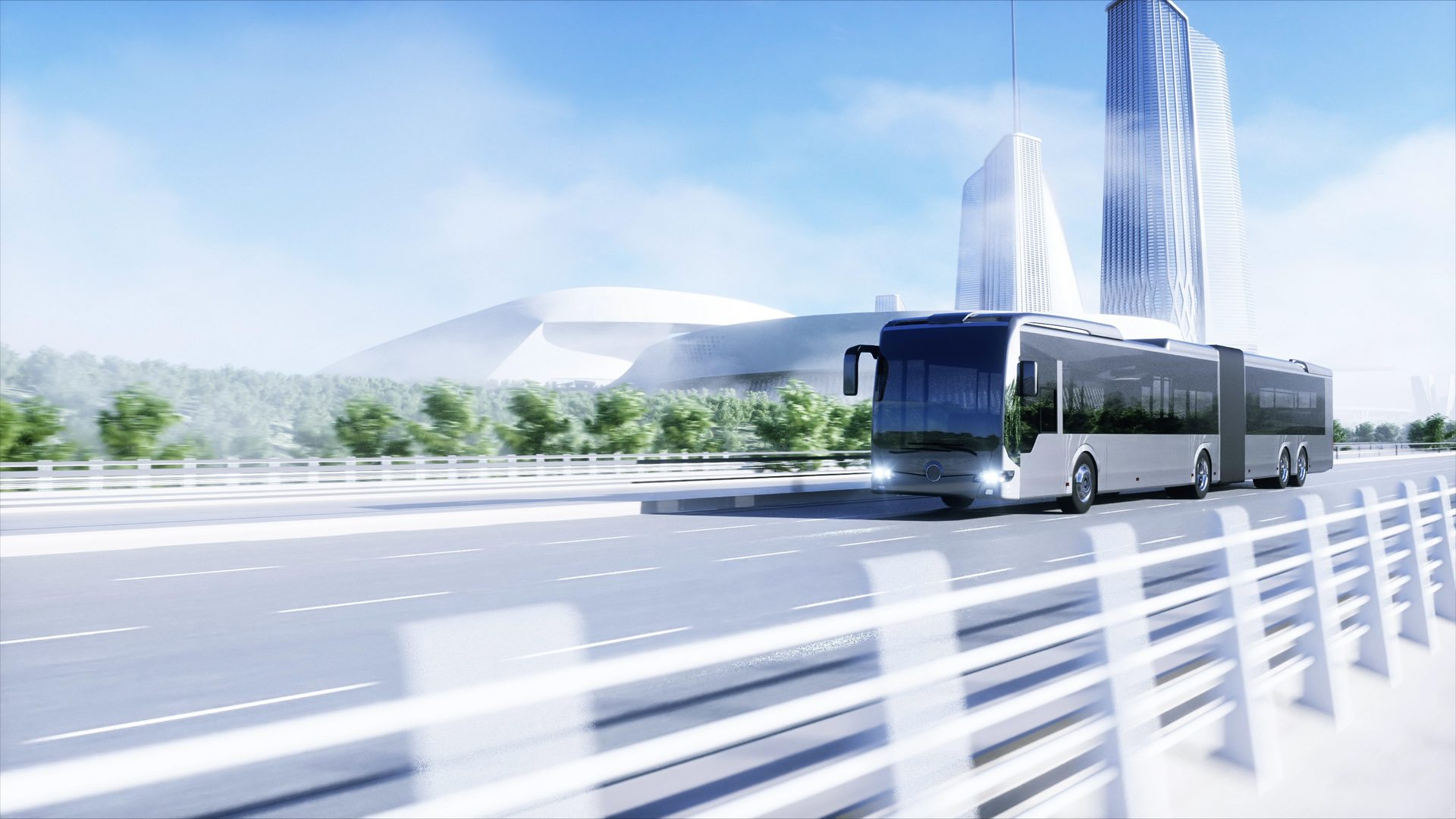 Tour bus service, Automotive design, Sky, Cloud, Building, Tire, Vehicle, Wheel, Asphalt