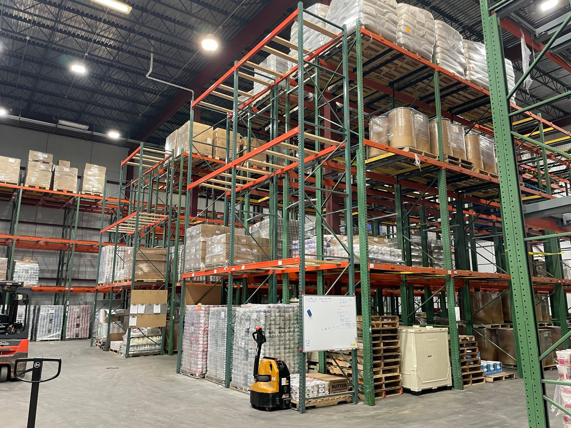 Building material, Warehouse, Inventory, Floor, Industry, Shelving, Metal, Engineering