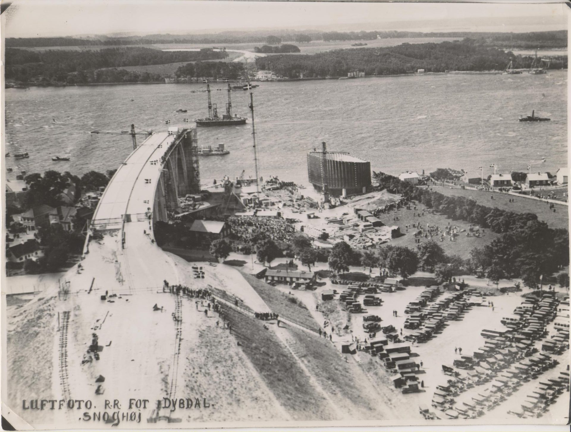 Aerial photography, Waterway, Bridge