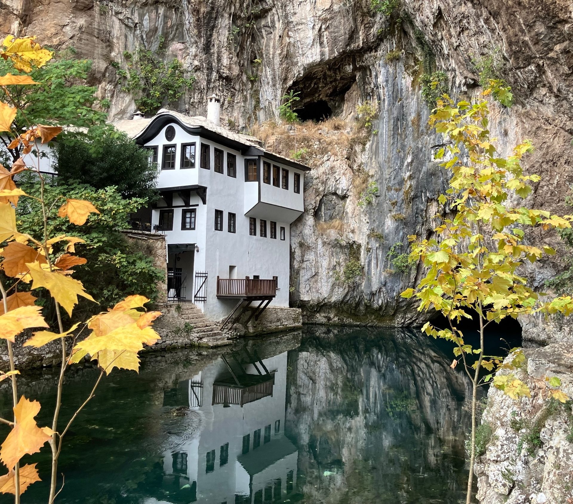 Natural landscape, Water, Building, Plant, Leaf, Vegetation, Yellow, House, Watercourse, Biome