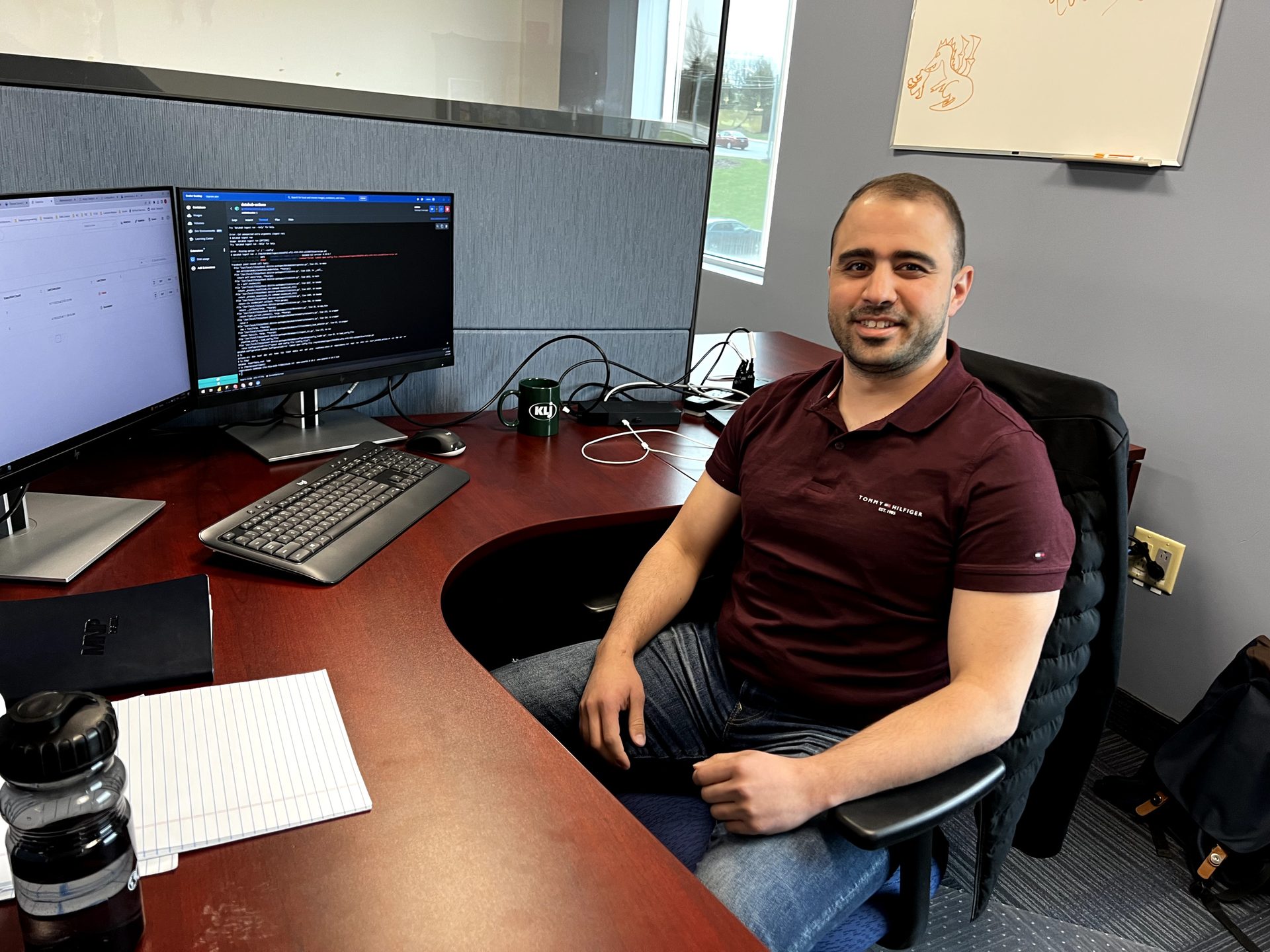 Computer monitor, Office chair, Table, Furniture, Peripheral, Desk