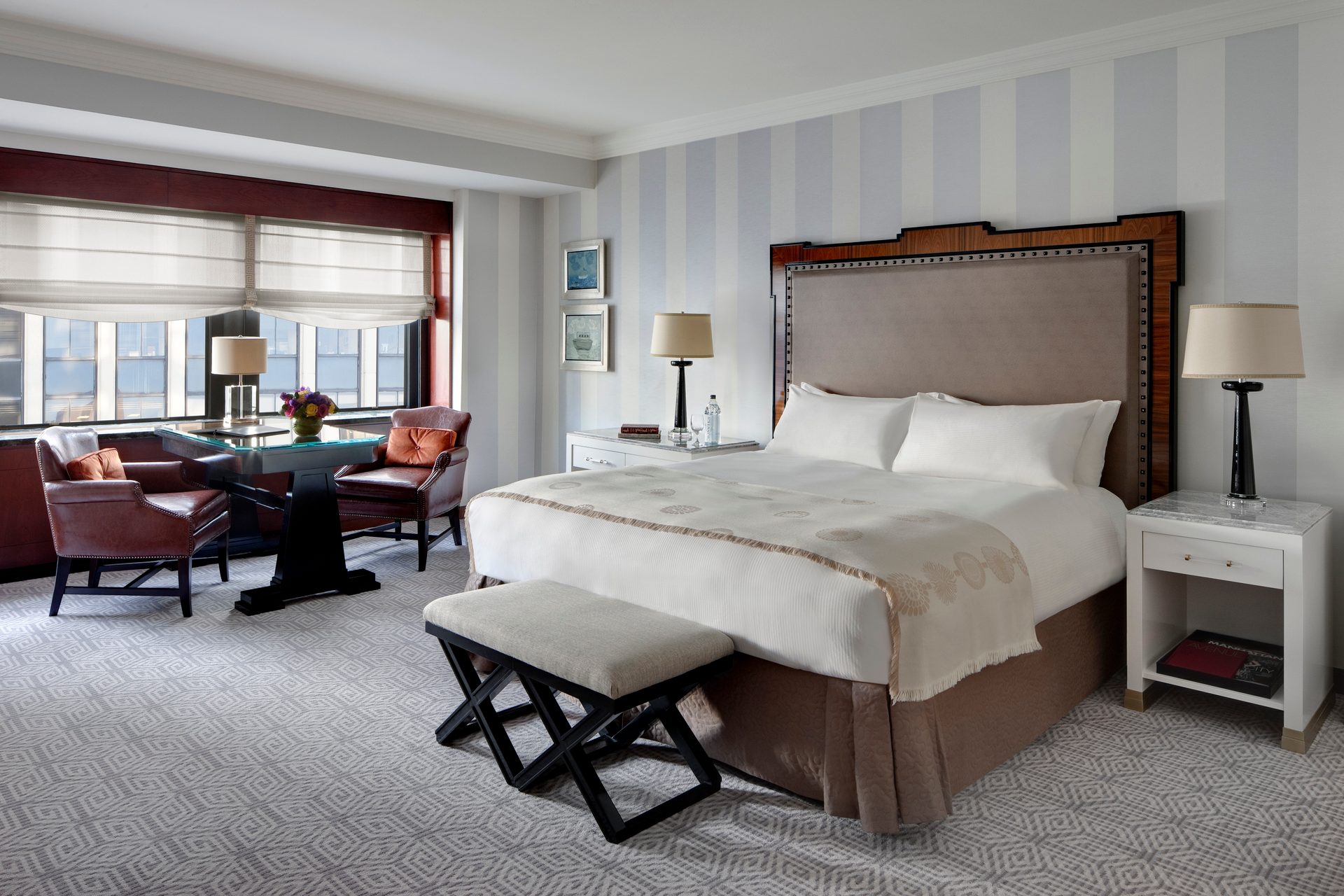 Interior design, Bed frame, Furniture, Property, Building, Window, Comfort, Wood, Textile, Architecture