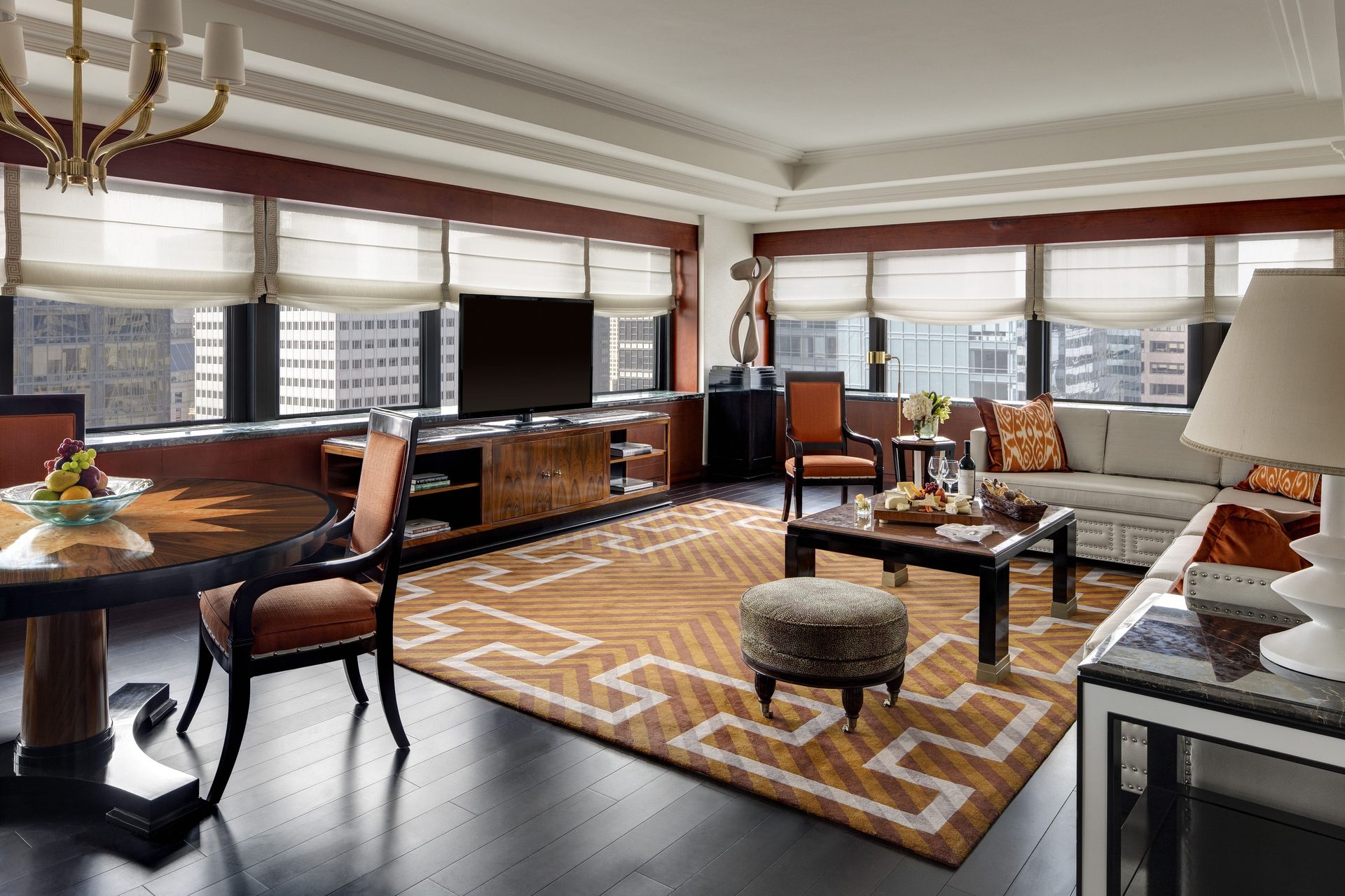 Living room, Interior design, Table, Property, Couch, Furniture, Window, Wood, Architecture, Floor