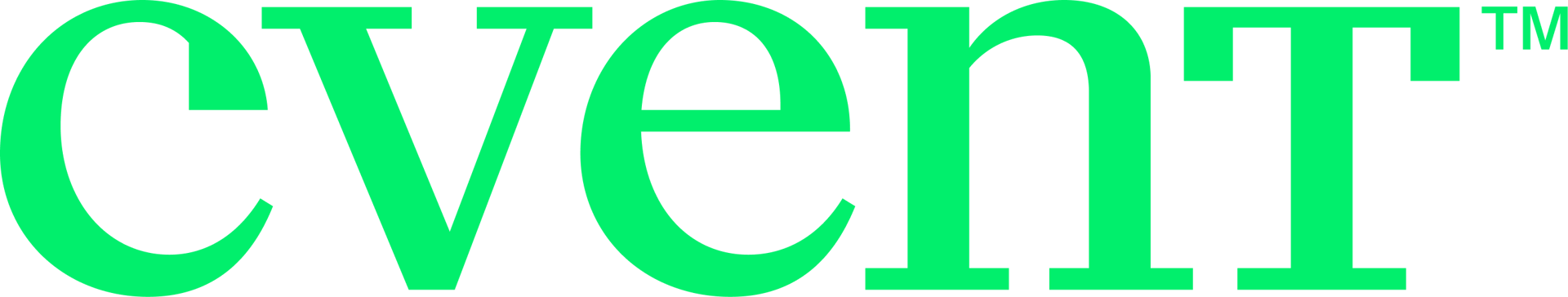 Cvent logo in white