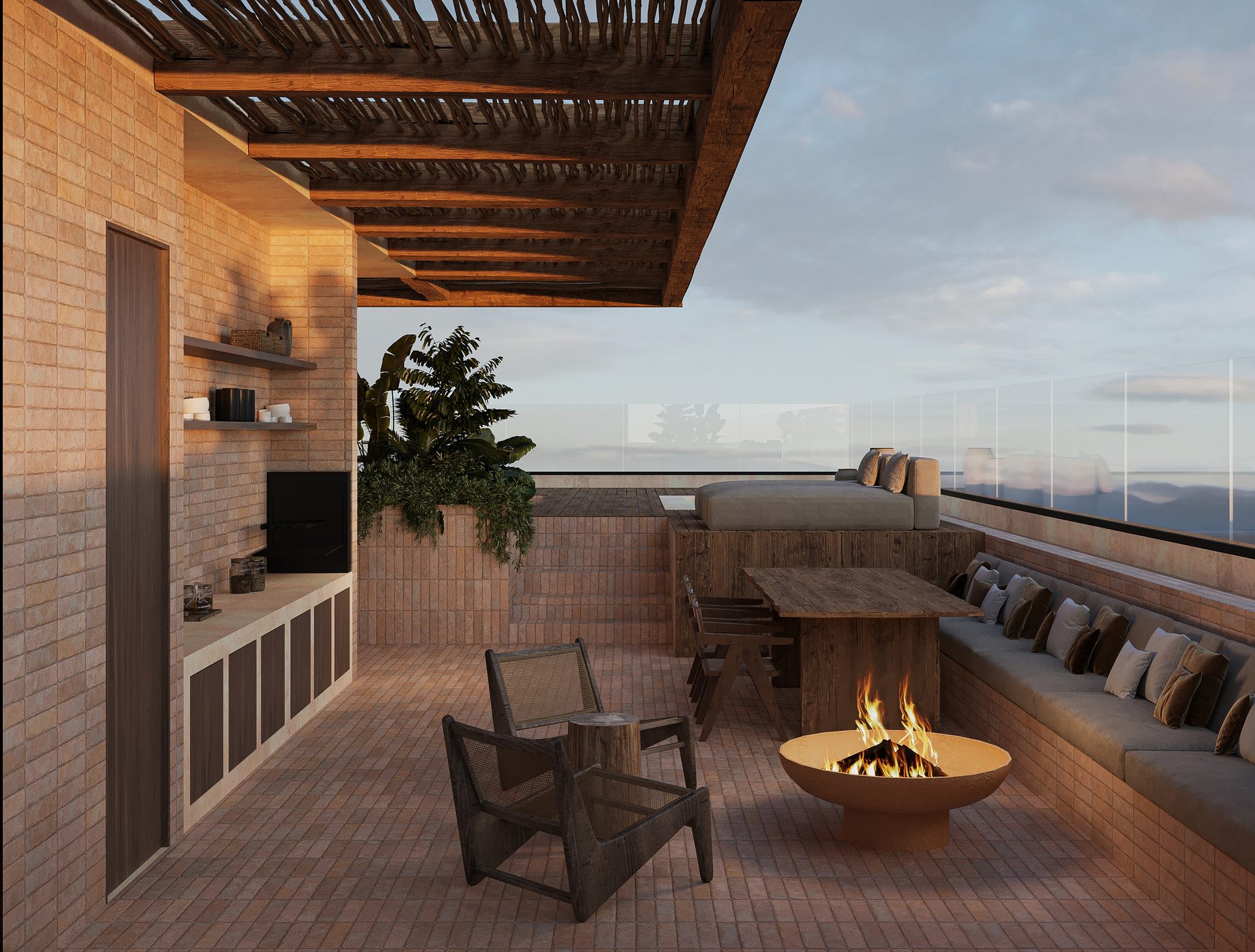 Interior design, Wood flooring, Outdoor furniture, Floor, Chair, Table, Hardwood