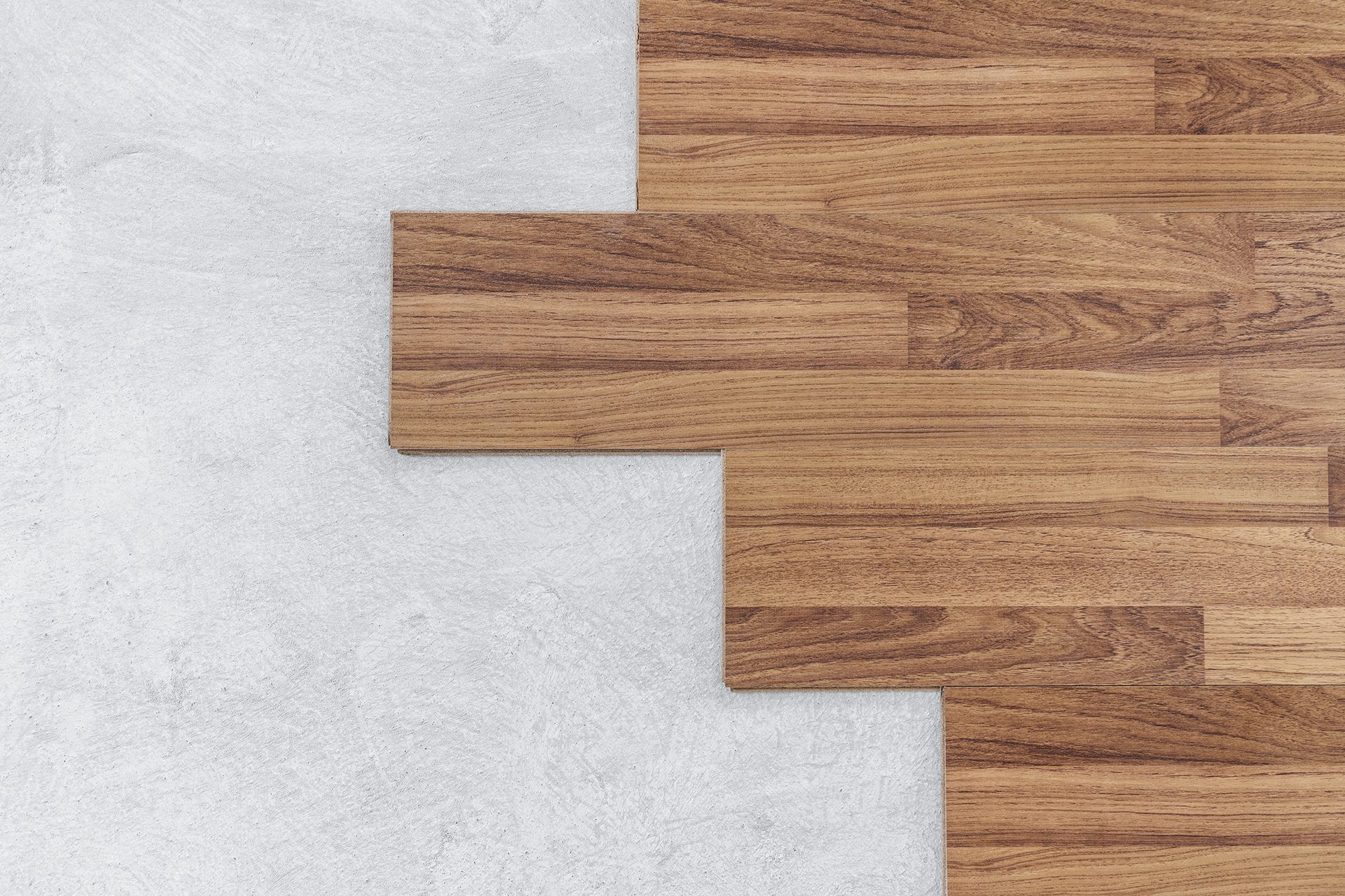 Wooden Flooring Installation And Renovation With Base Cement Floor 