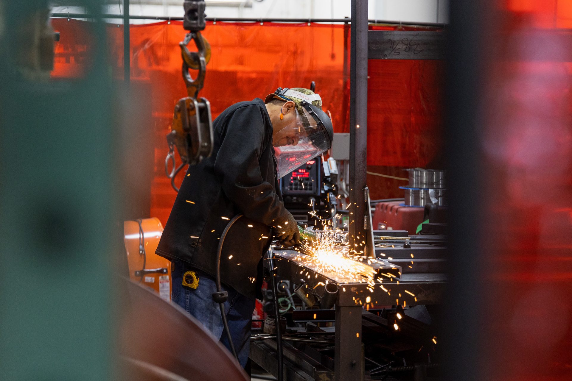 Welding helmet, Welder, Grinding, Steelworker, Metalworking, Ironworker