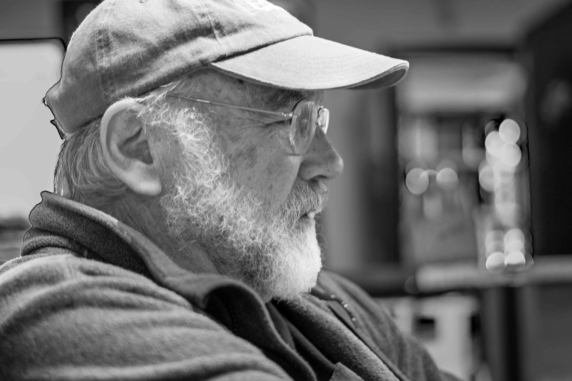 Facial hair, Vision Care, Chin, Wrinkle, Beard, Nose, Jaw, Moustache, Headgear, Cap