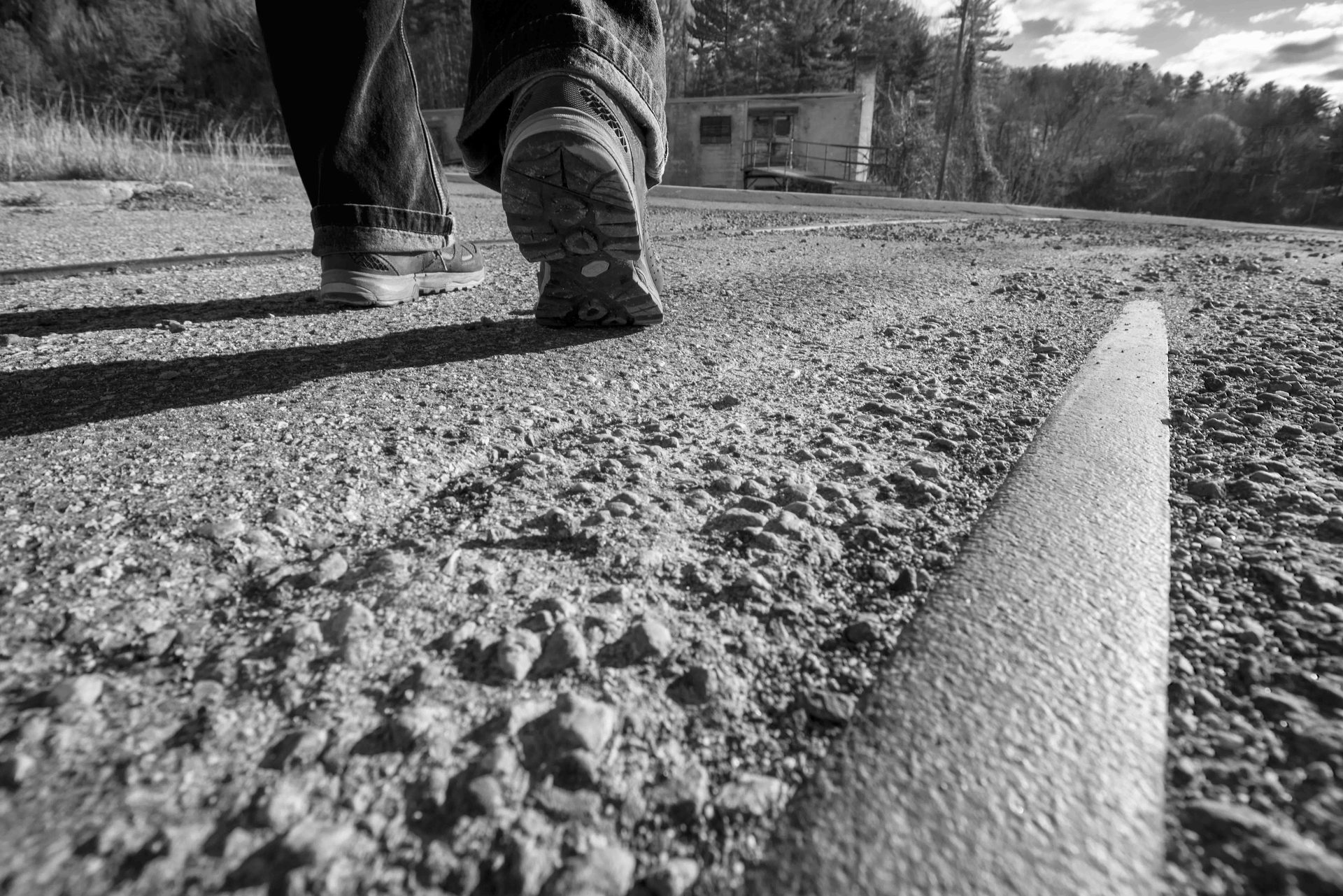 Black and white, Road surface, Monochrome photography, Photograph, Asphalt, Grey, Denim