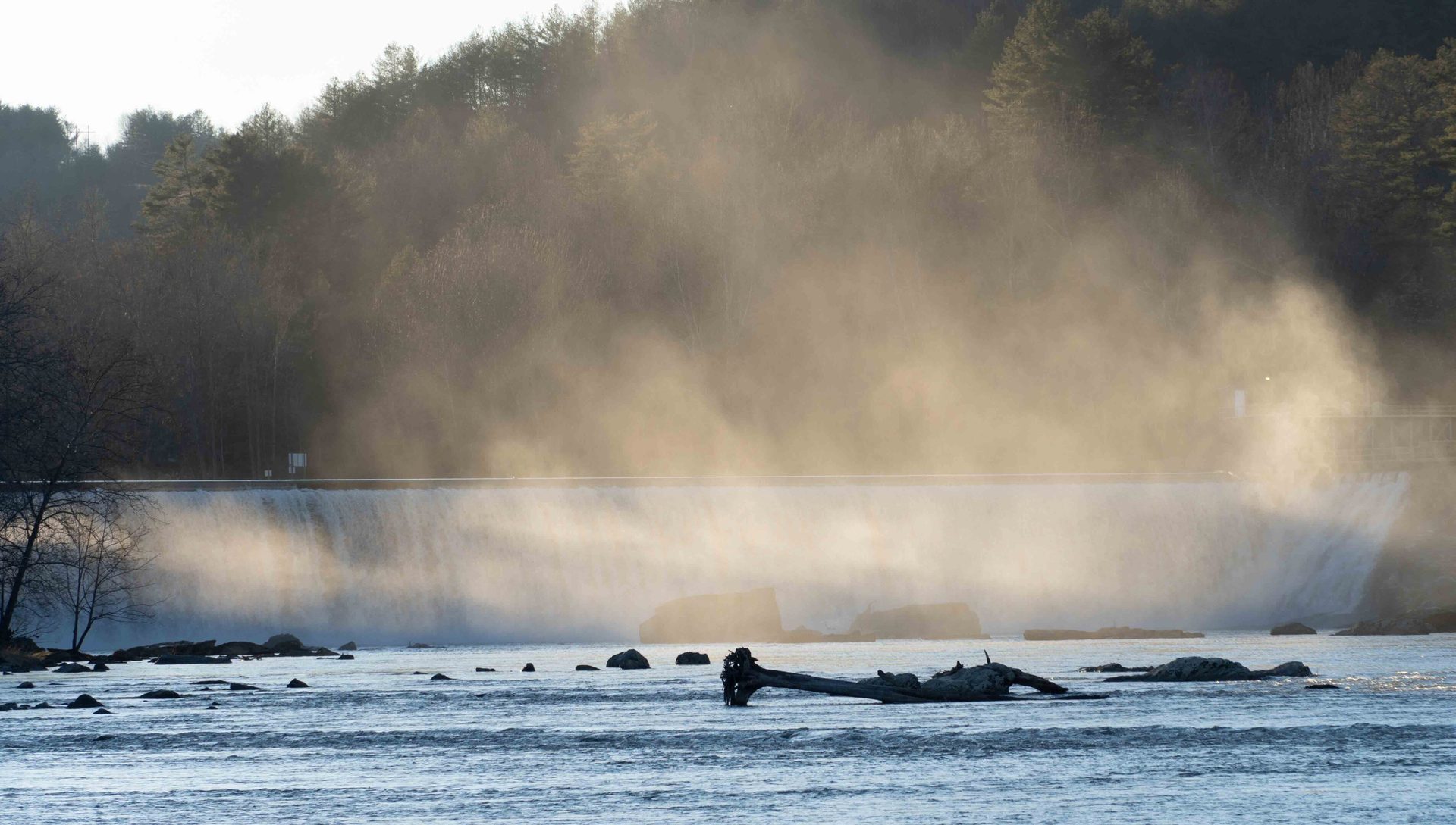atmospheric phenomenon, Watercourse, Winter, River