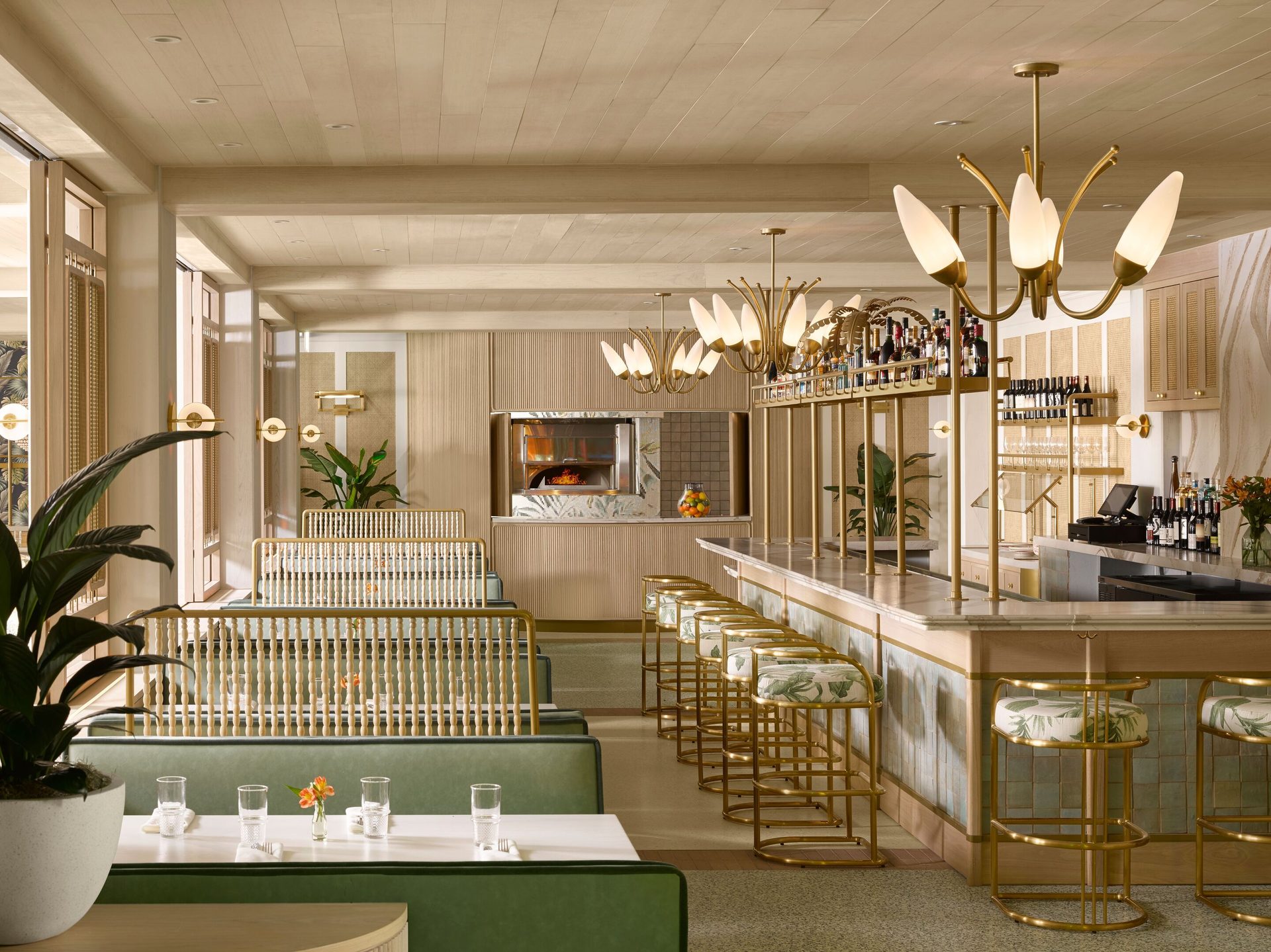Interior design, Plant, Table, Building, Furniture, Property, Houseplant, Lighting, Chair, House