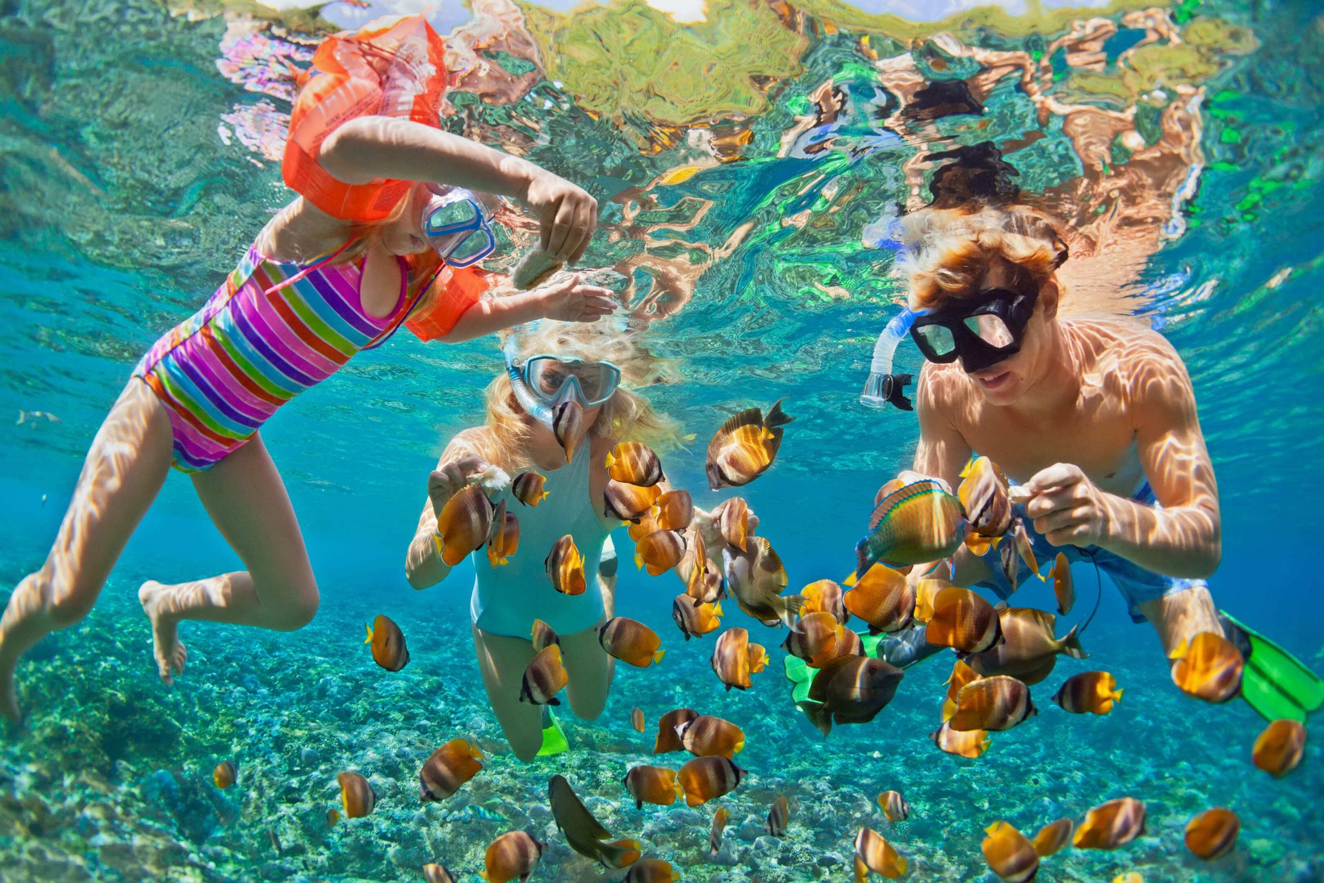 People in nature, Green, Azure, Water, Organism, Happy, Leisure, Recreation
