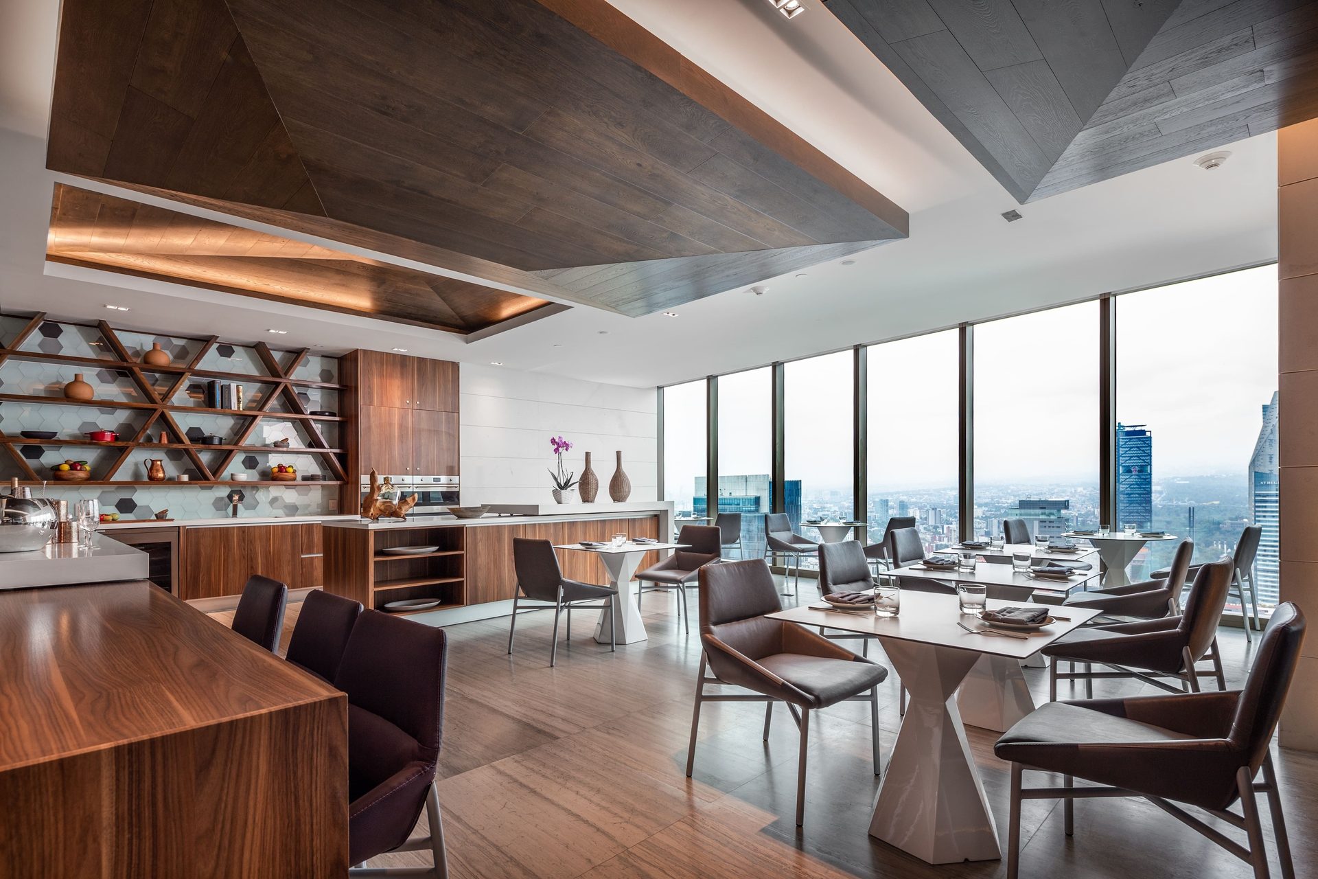 Interior design, Living room, Table, Furniture, Property, Building, Chair, Wood, Flooring, Floor