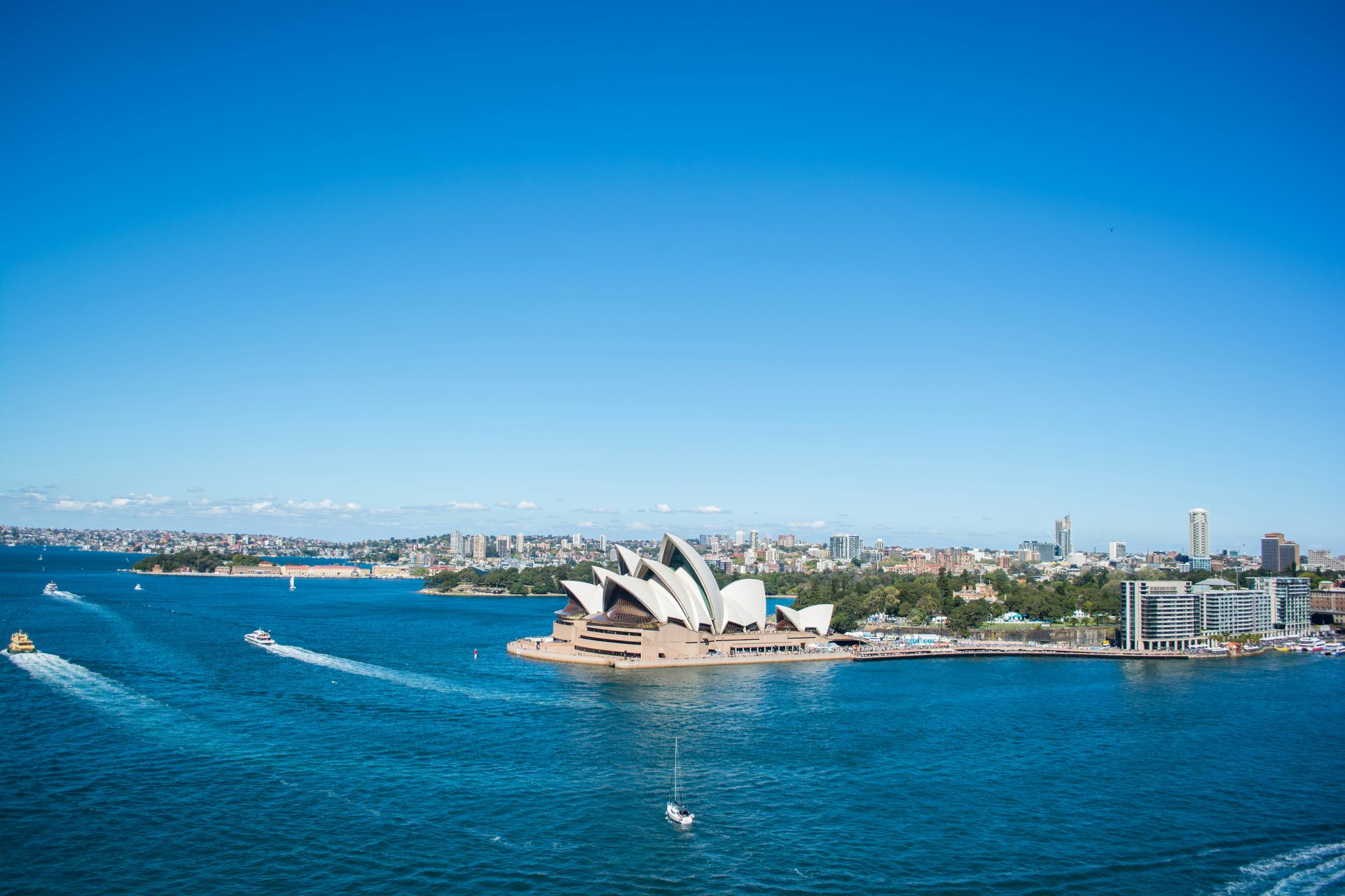 Body of water, Tourist attraction, Opera house, Blue, Sea, Ocean