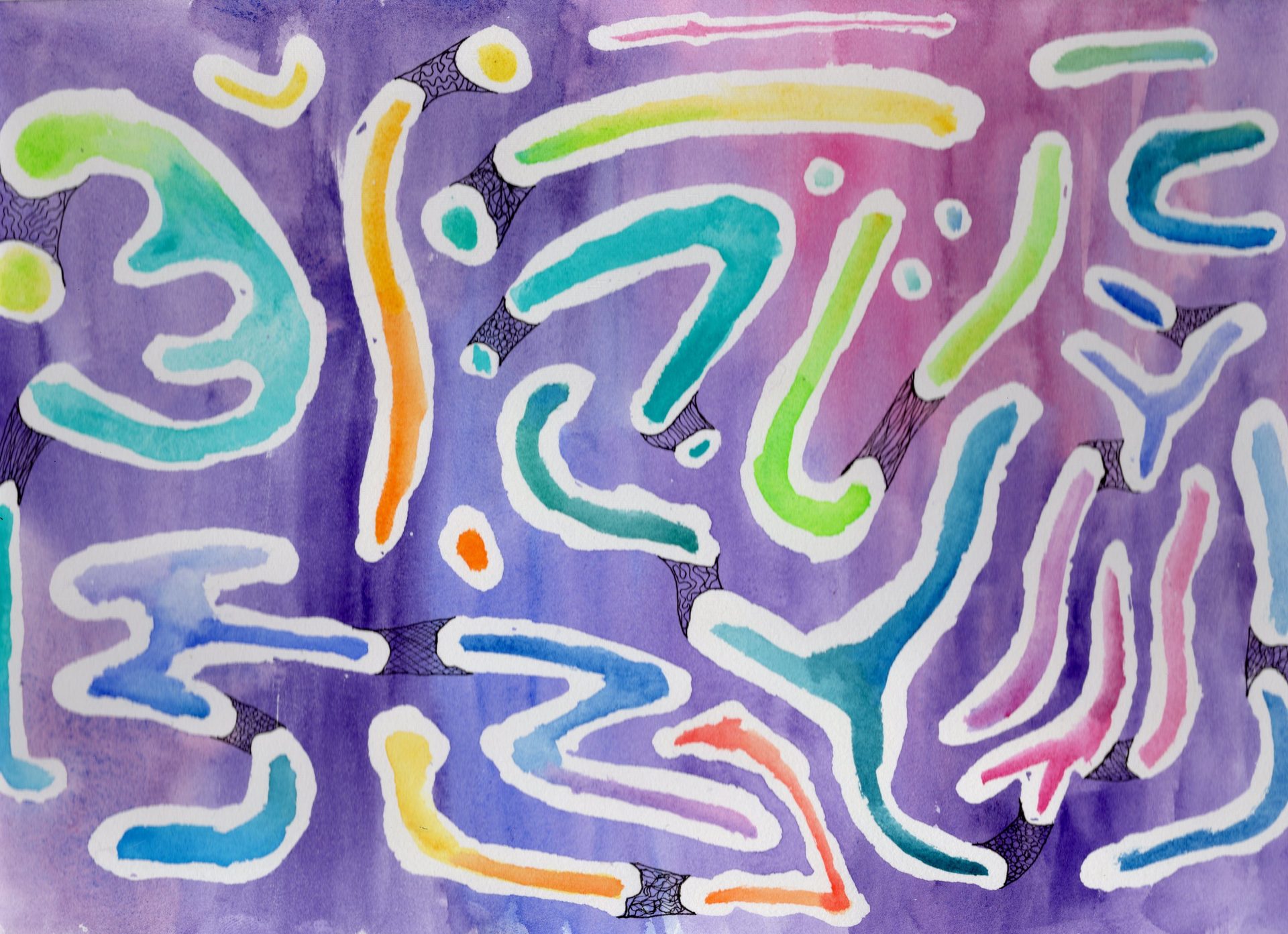 Art paint, Purple, Font