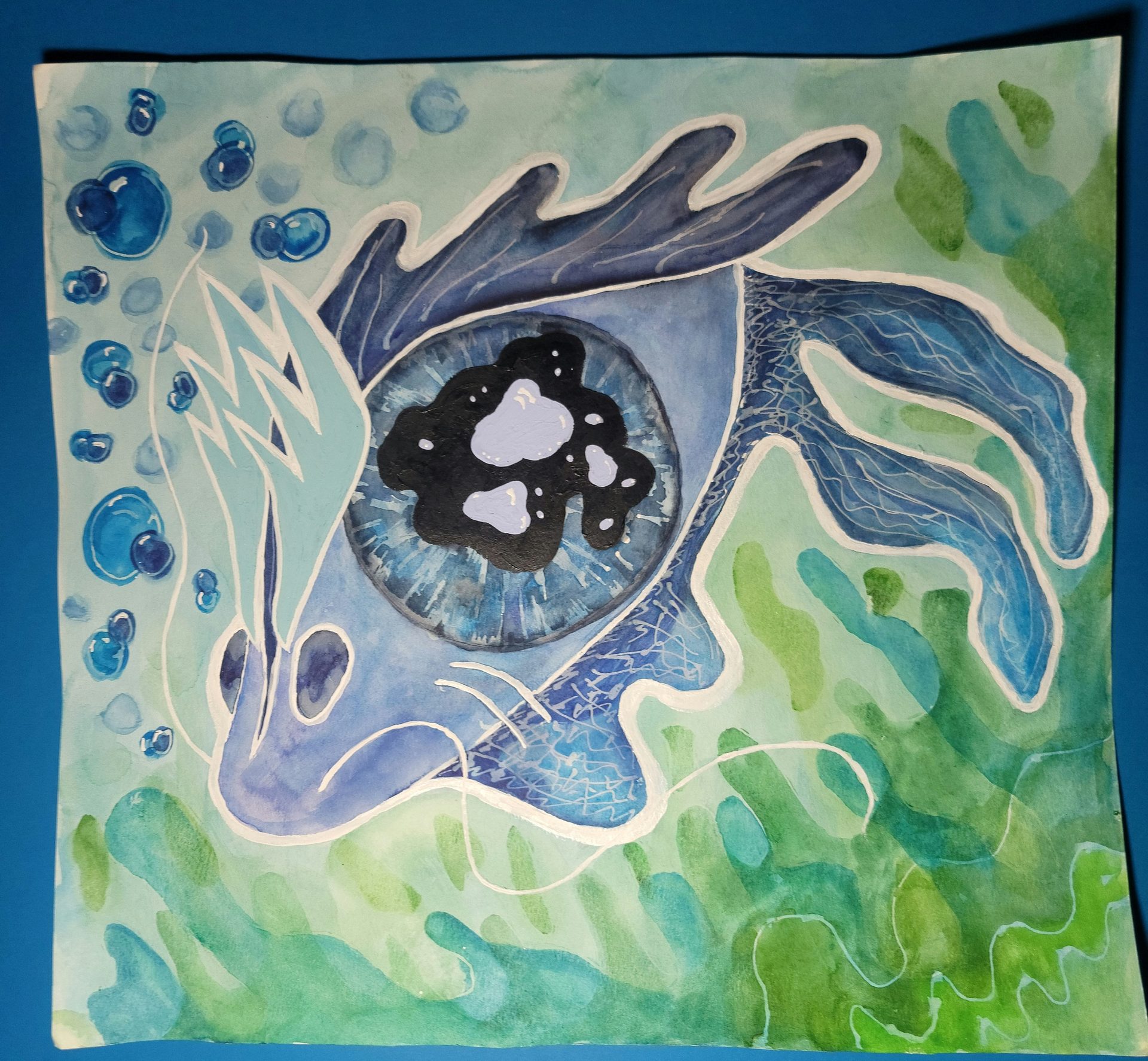 Art paint, Azure, Rectangle, Painting, Aqua