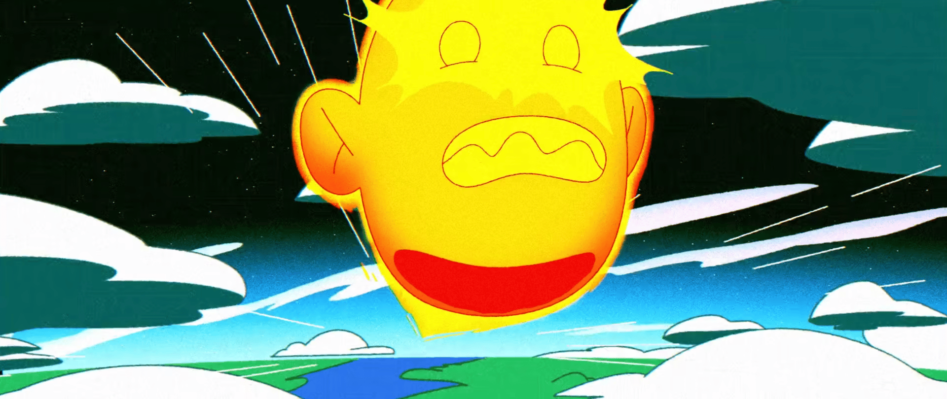 Jaw, Organism, Cartoon, Happy, Yellow, Art