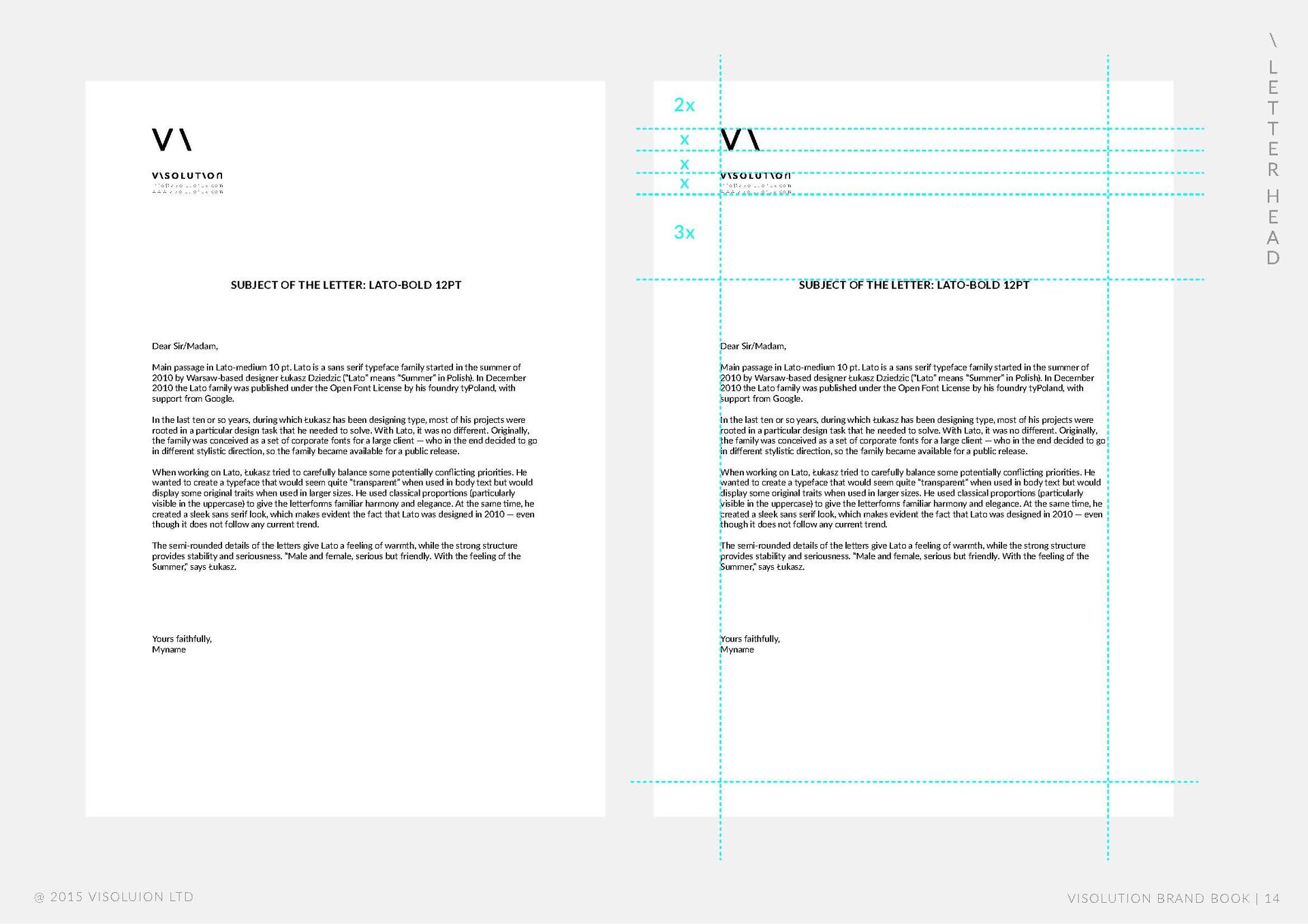 Rectangle, Font