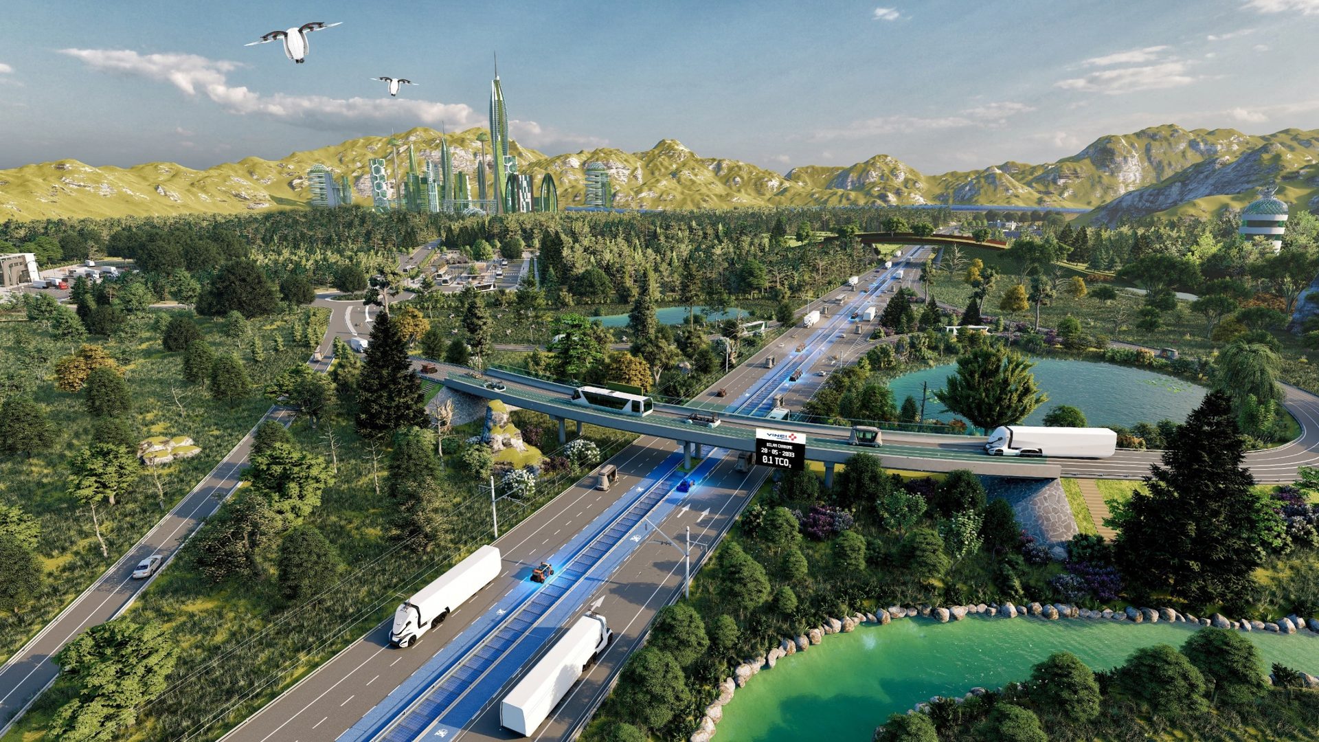 Water resources, Urban design, Sky, Daytime, Cloud, Plant, Infrastructure, Azure, Tree