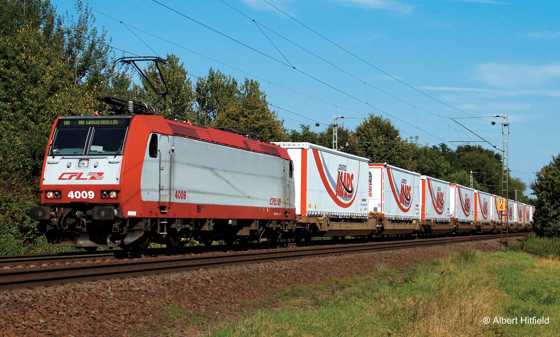 Land vehicle, Rolling stock, Train, Sky, Plant, Cloud, Tree, Track, Locomotive