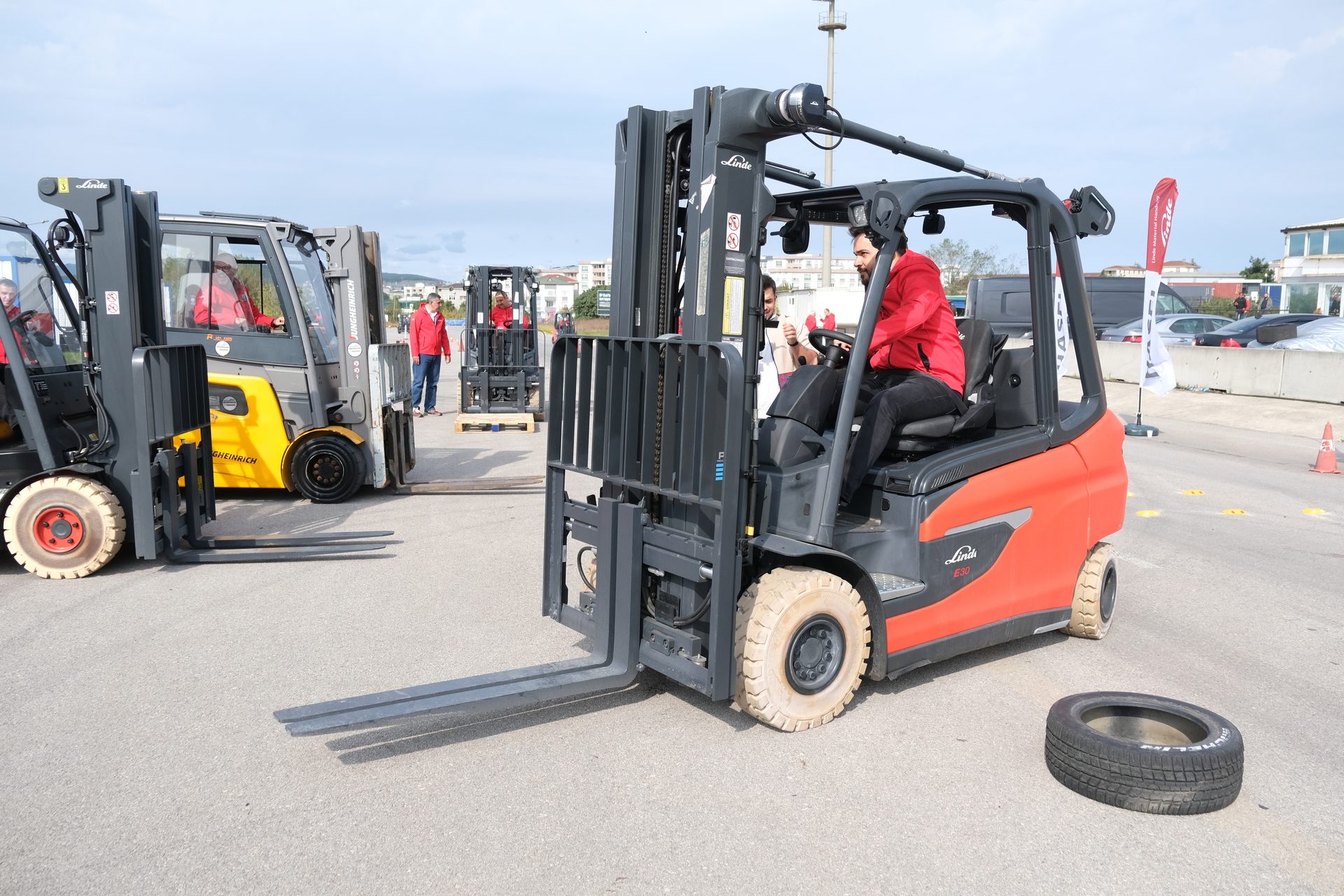 forklift, linde, hasel, eğitim