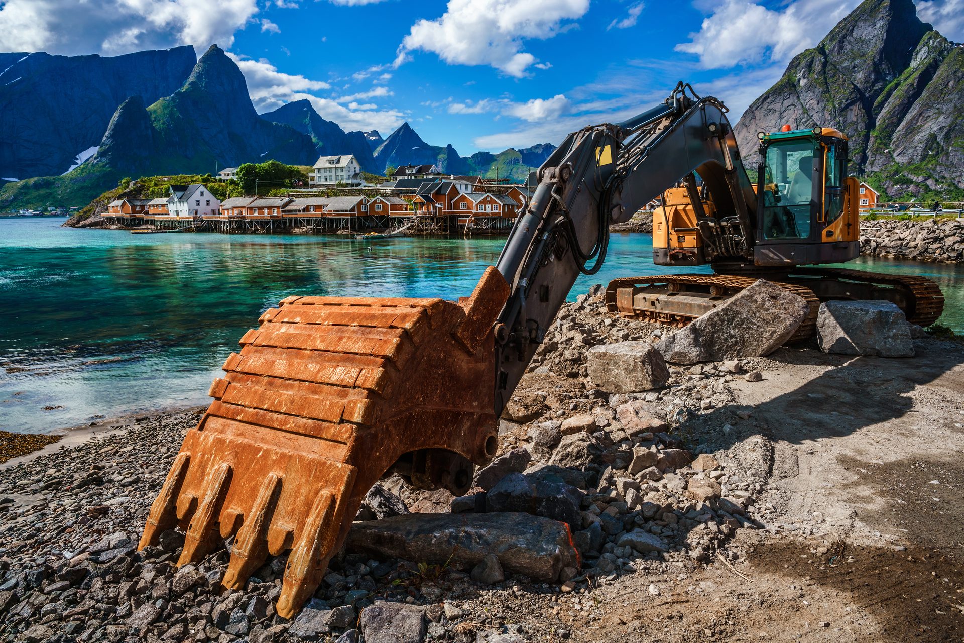 Cloud, Water, Mountain, Sky, Vehicle, Wood, Slope, Tree
