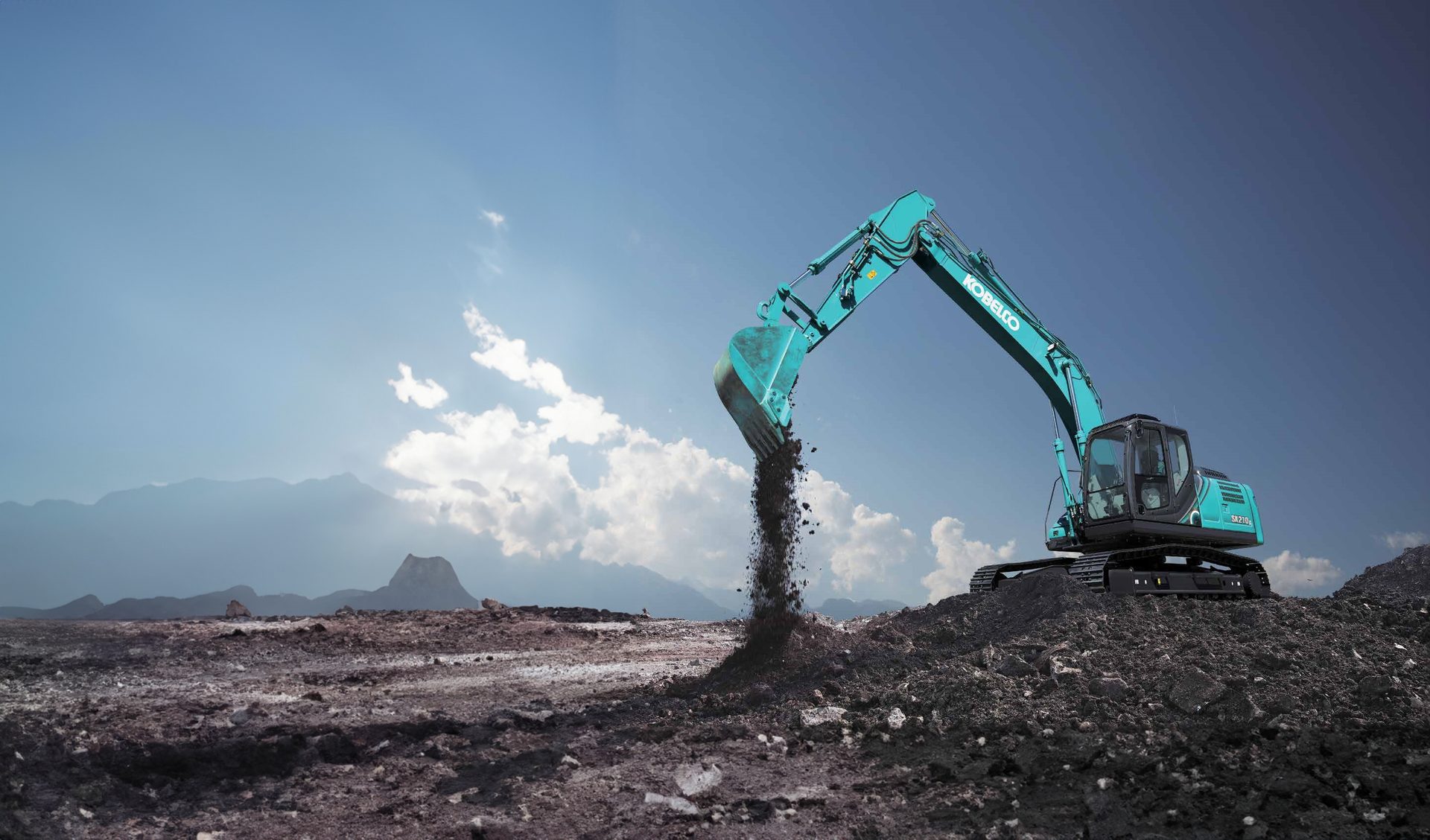 ekskavat&#xF6;r, hasel, kobelco, hasel