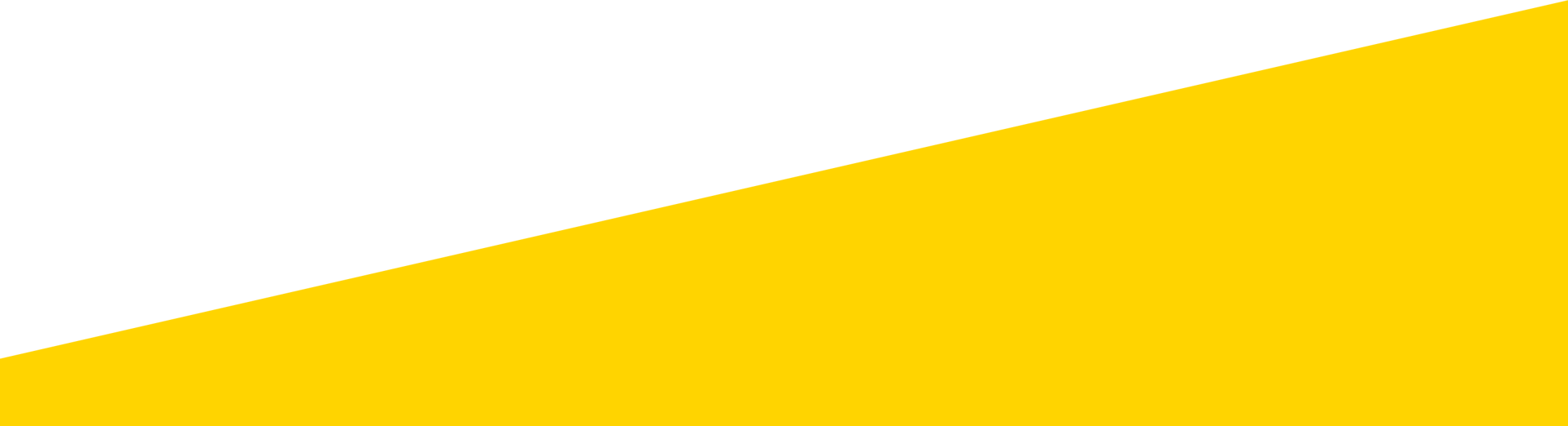 yellow slanted corner shape