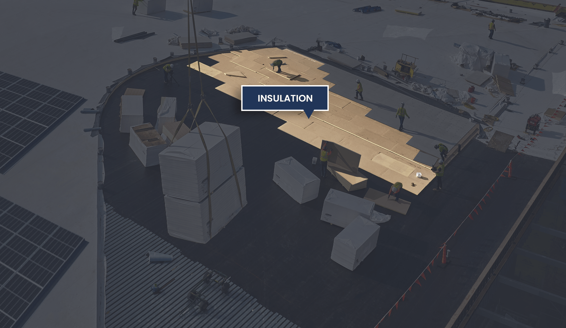 Roofing Layer 3 Insulations focus