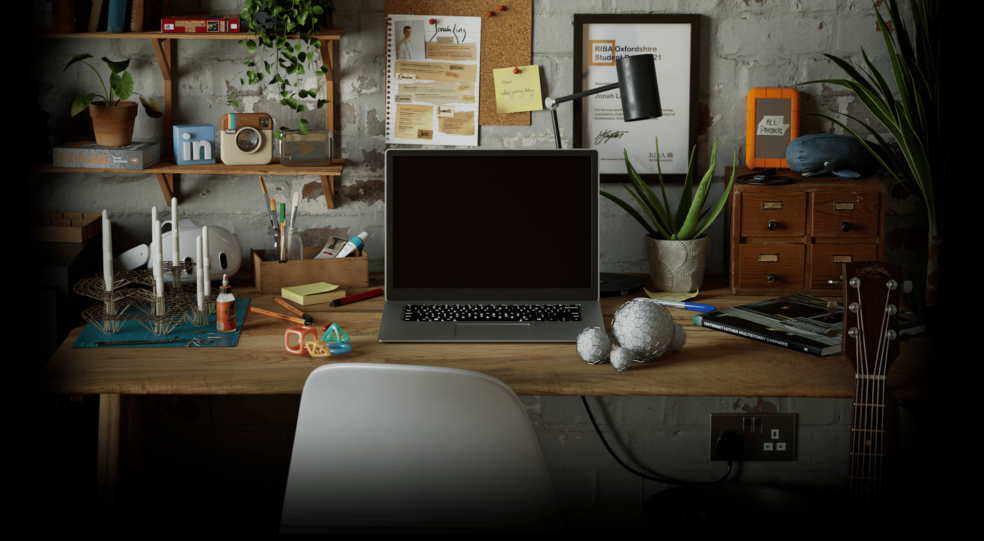 Personal computer, Plant, Table, Furniture, Property, Desk, Flowerpot, Houseplant