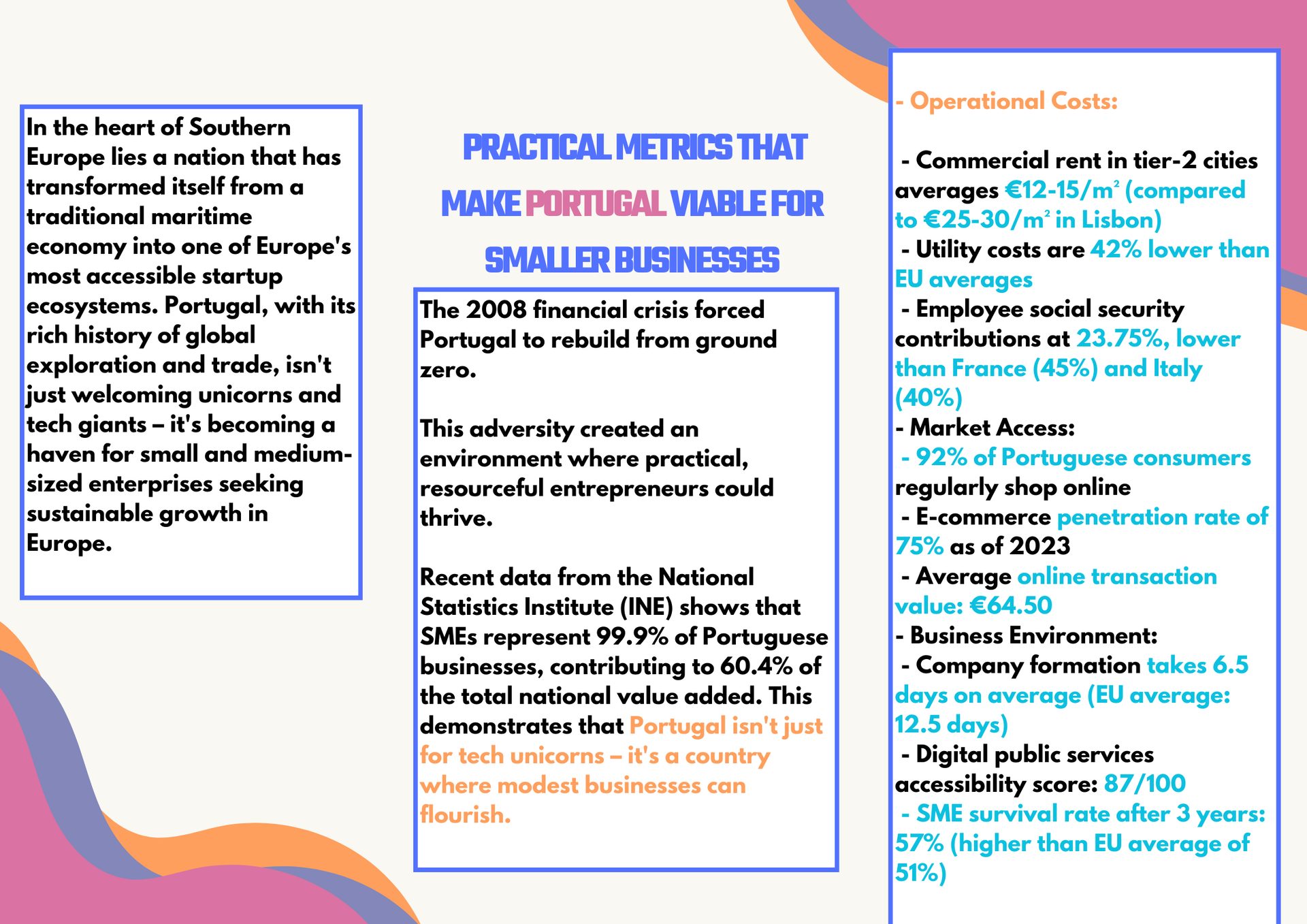 Blue, Text, Font, Orange