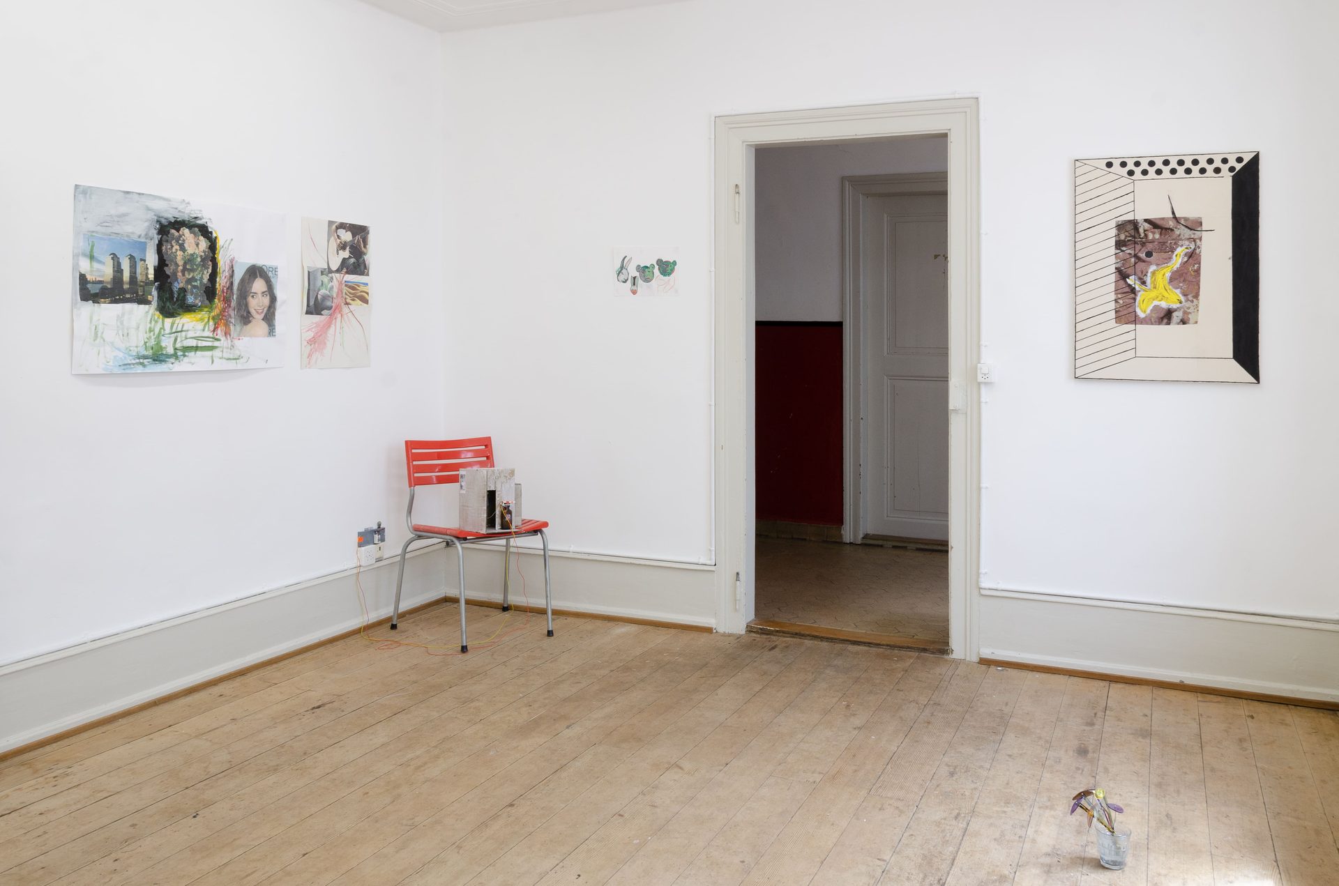 Picture frame, Interior design, Property, Wood, Paint, Building, Flooring, Floor, Art, Wall
