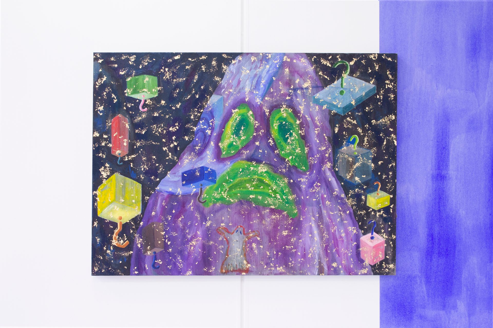 Purple, Rectangle, Paint, Organism, Violet, Art