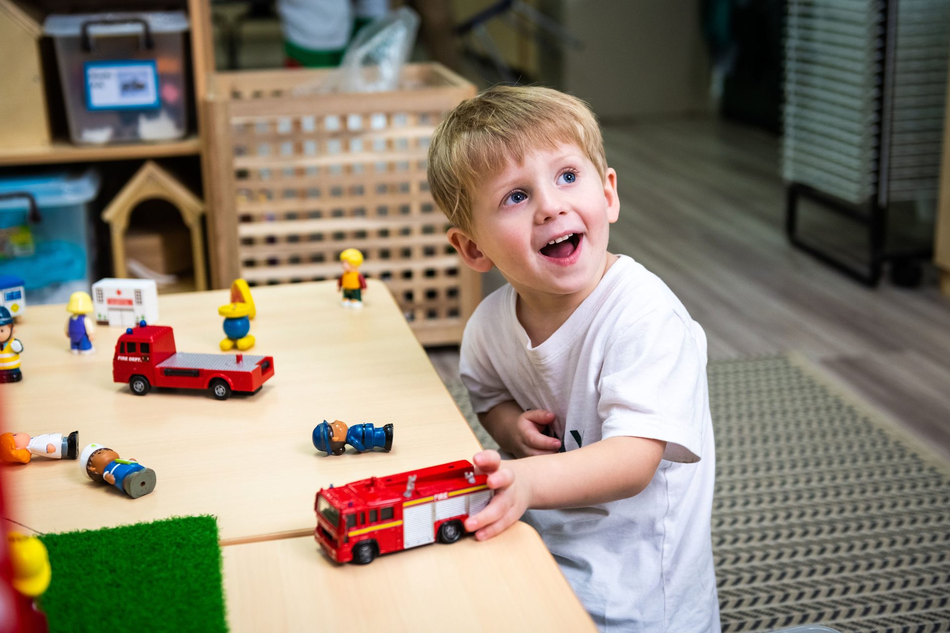 Toy block, Smile, Wheel, Vehicle, Fun, Lego, Wood, Toddler