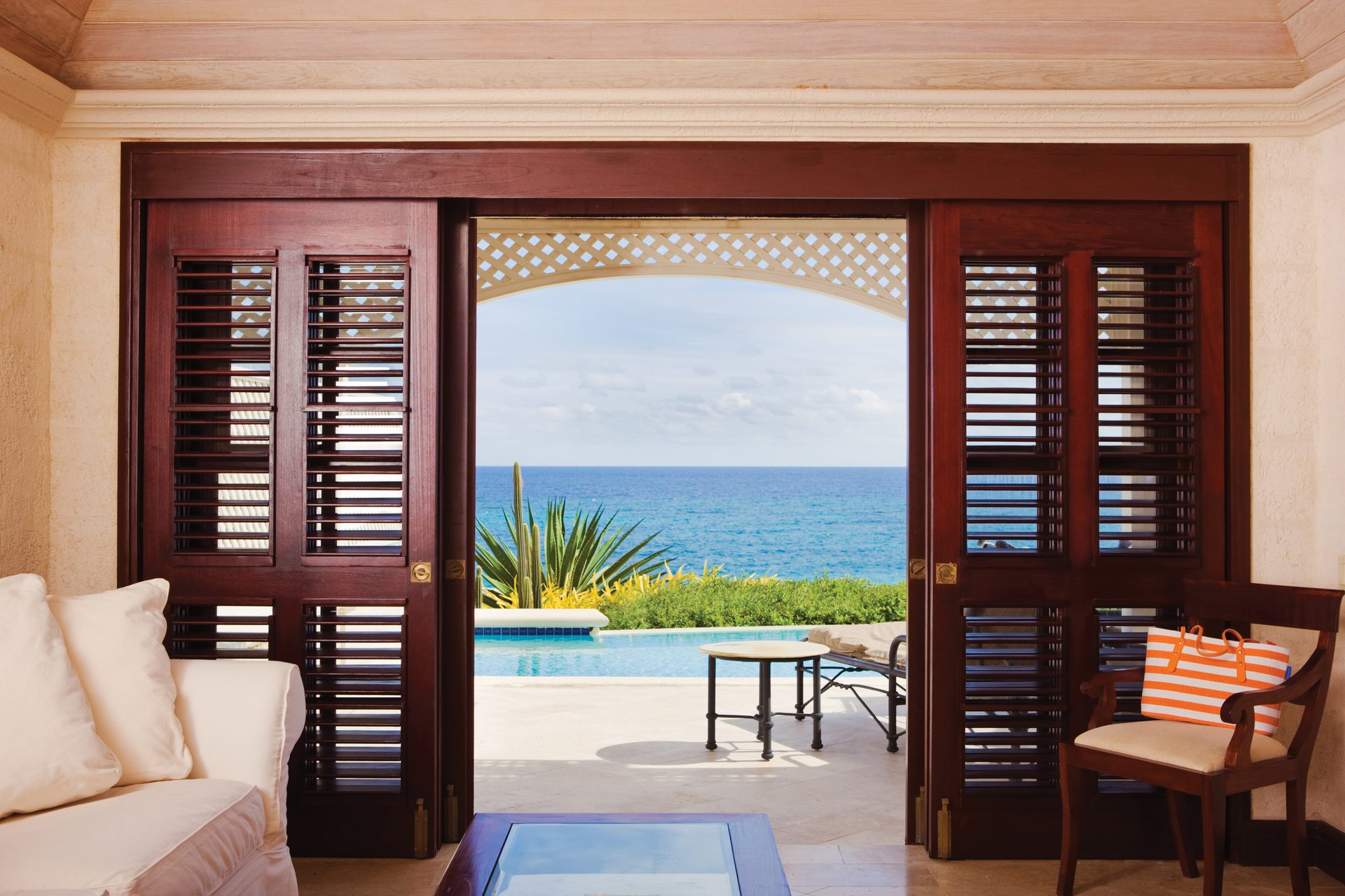 Interior design, Wood stain, Furniture, Floor, Flooring, Sea, Hardwood
