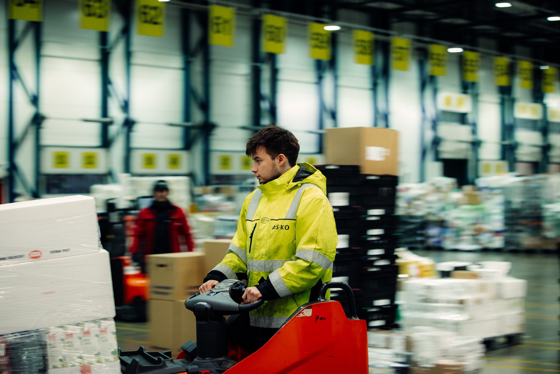 High-visibility clothing, Blue-collar worker, Workwear, Job, Warehouse