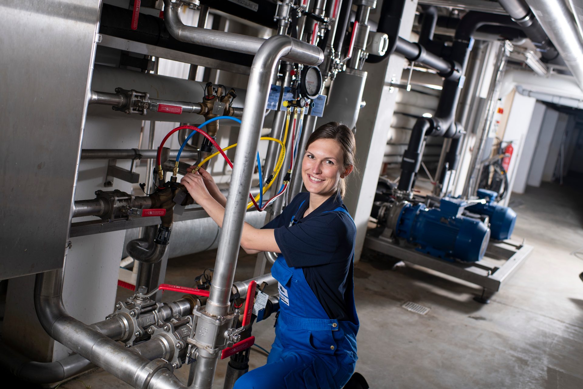 Industry, Engineering, Plumbing, Workwear, Machine