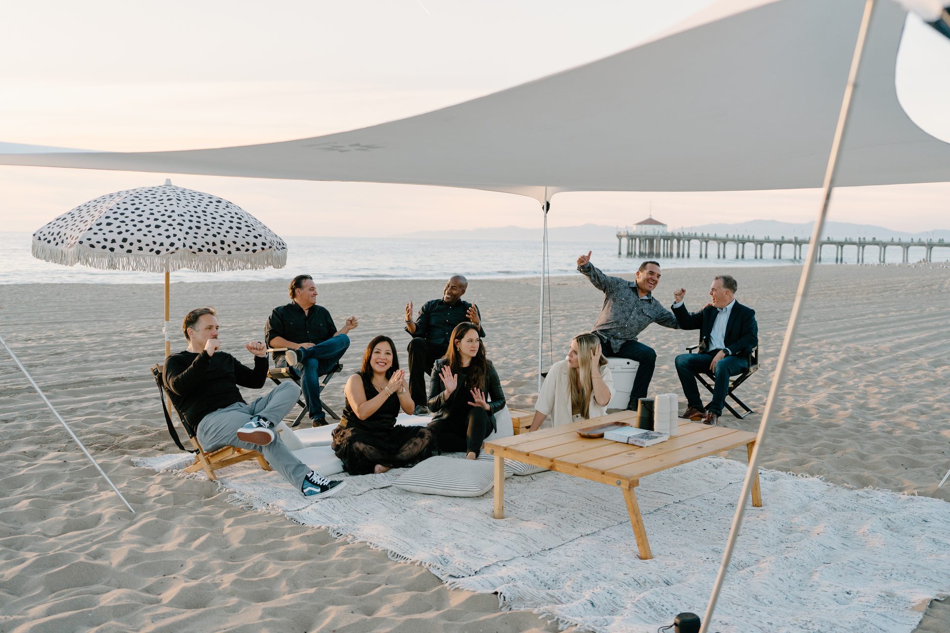 Outdoor furniture, Sky, Shade
