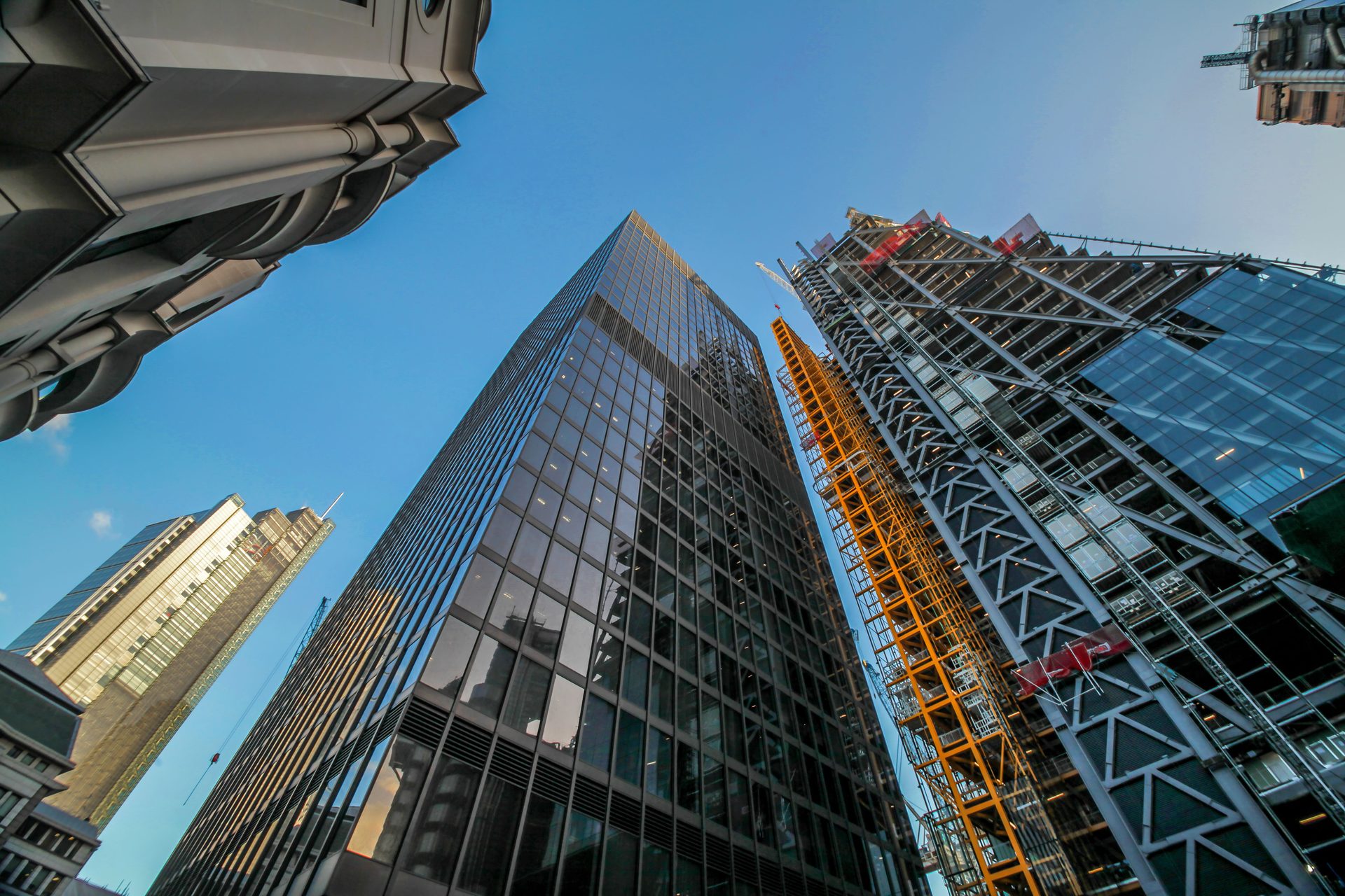 Urban area, High-rise building, Skyscraper, Blue, Daytime, City, Architecture