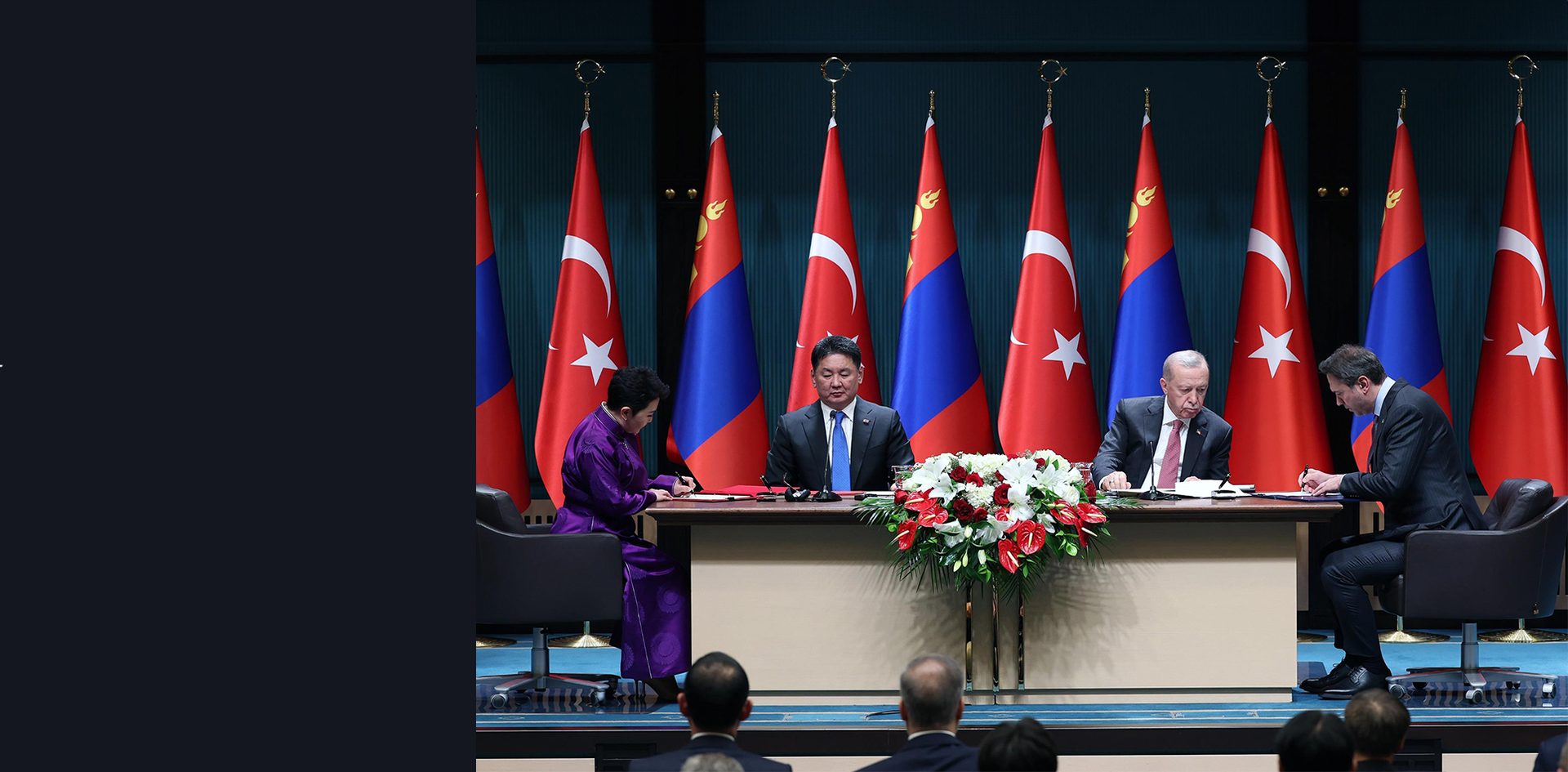 Furniture, Suit, Chair, Flag, Spokesperson