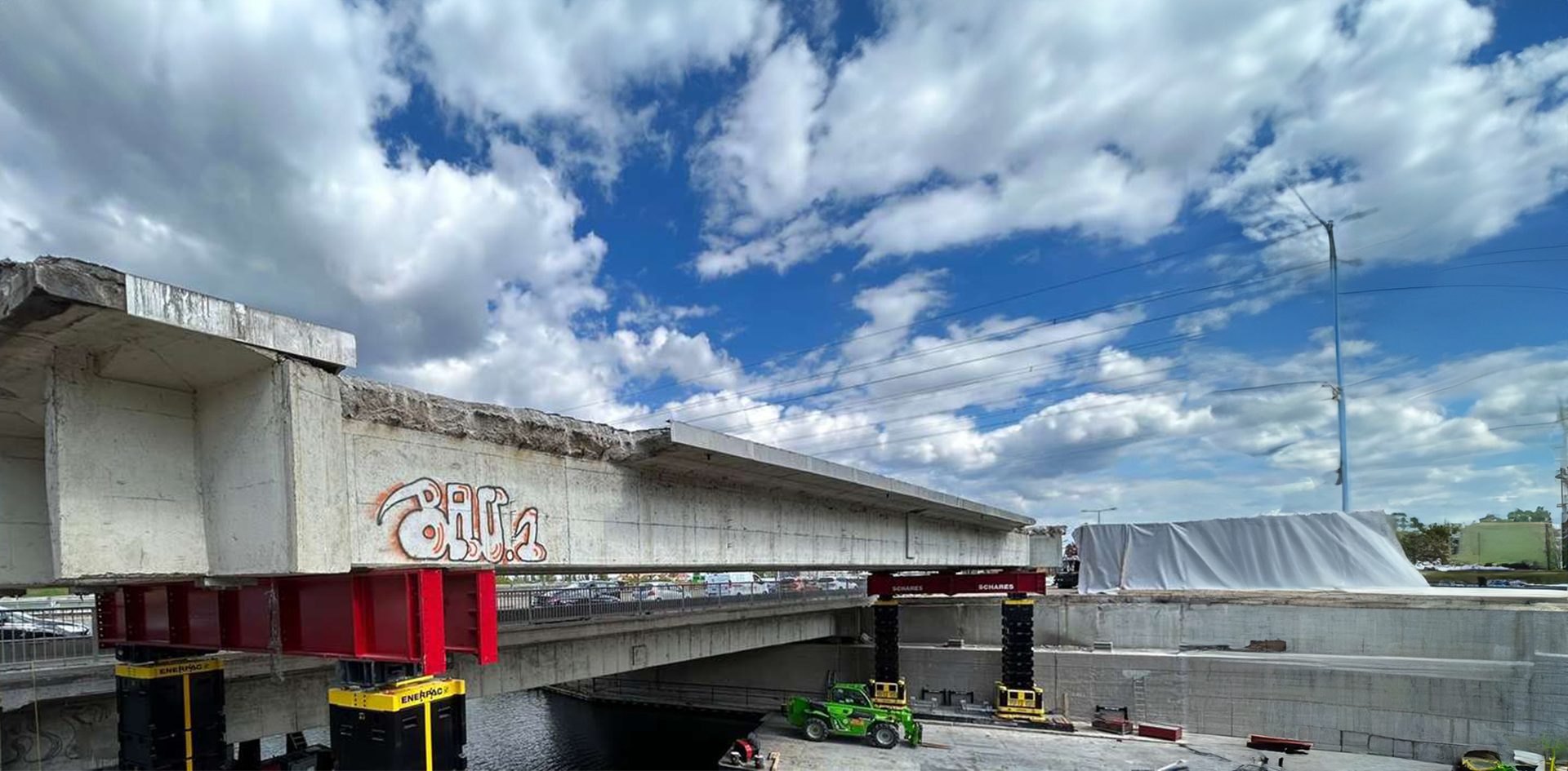 Cloud, Sky, Asphalt, Bridge